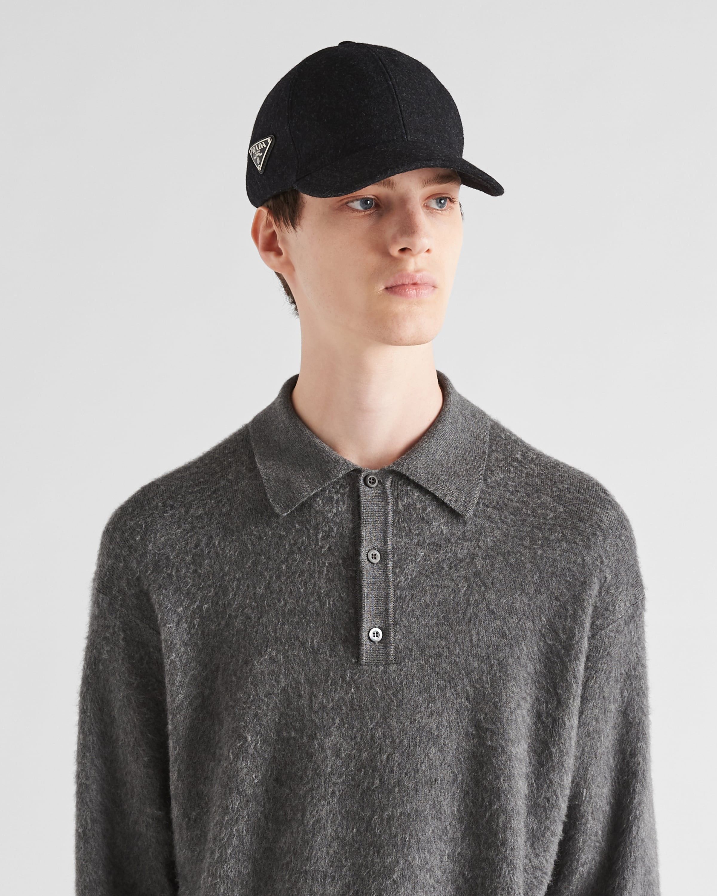 Prada o1bcso1str1025 Cashmere Polo Sweater in Grey Size US S / EU 44-46 / 1 - 3 Thumbnail