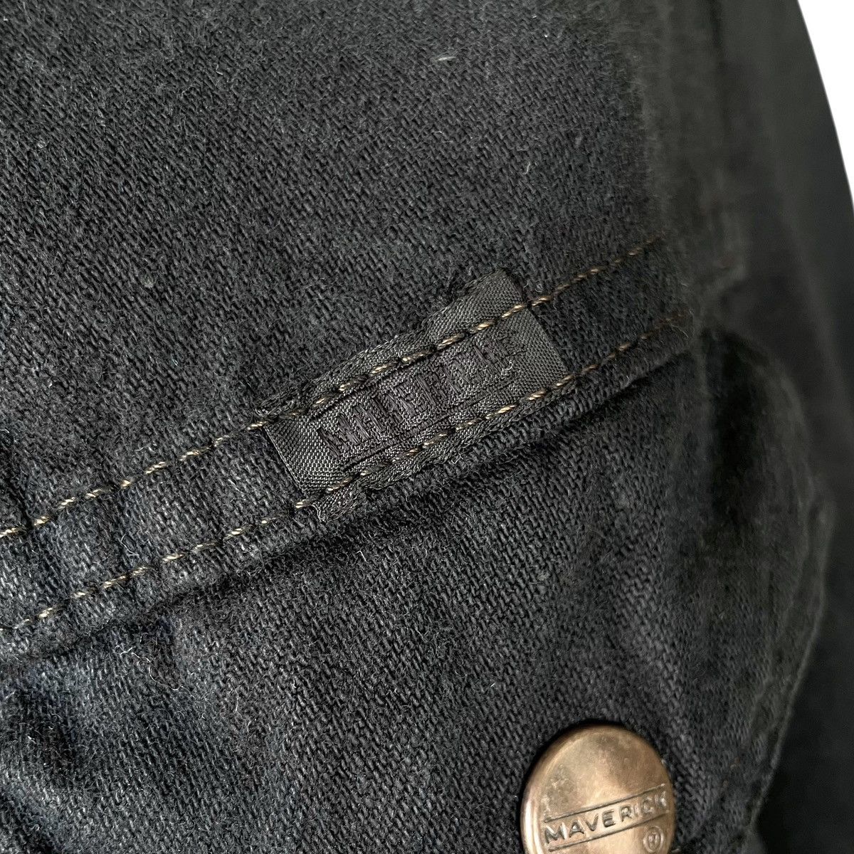 Vintage Maverick USA Vintage 1970s WMN Selvedge Denim Jacket Size M / US 6-8 / IT 42-44 - 6 Thumbnail