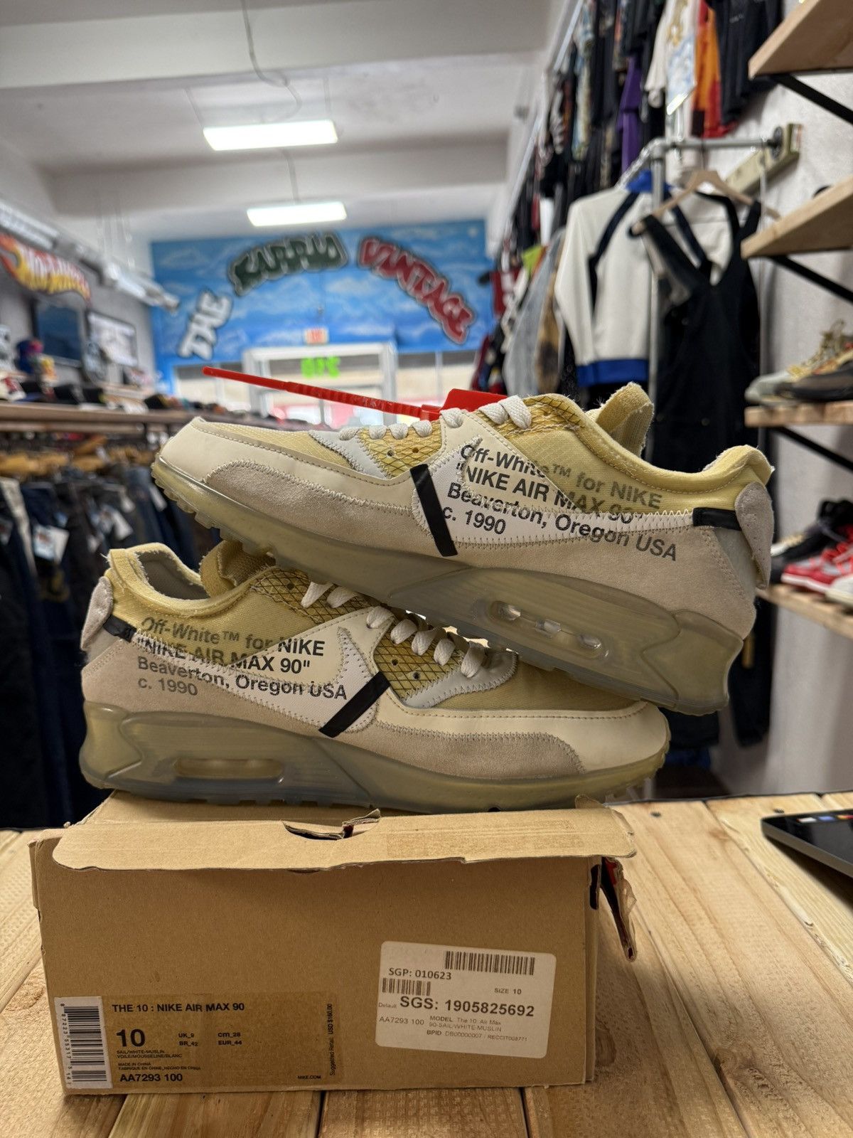 Nike × Off-White Nike off white air max 90 The Ten pre owned og all Size US 10 / EU 43 - 8 Thumbnail