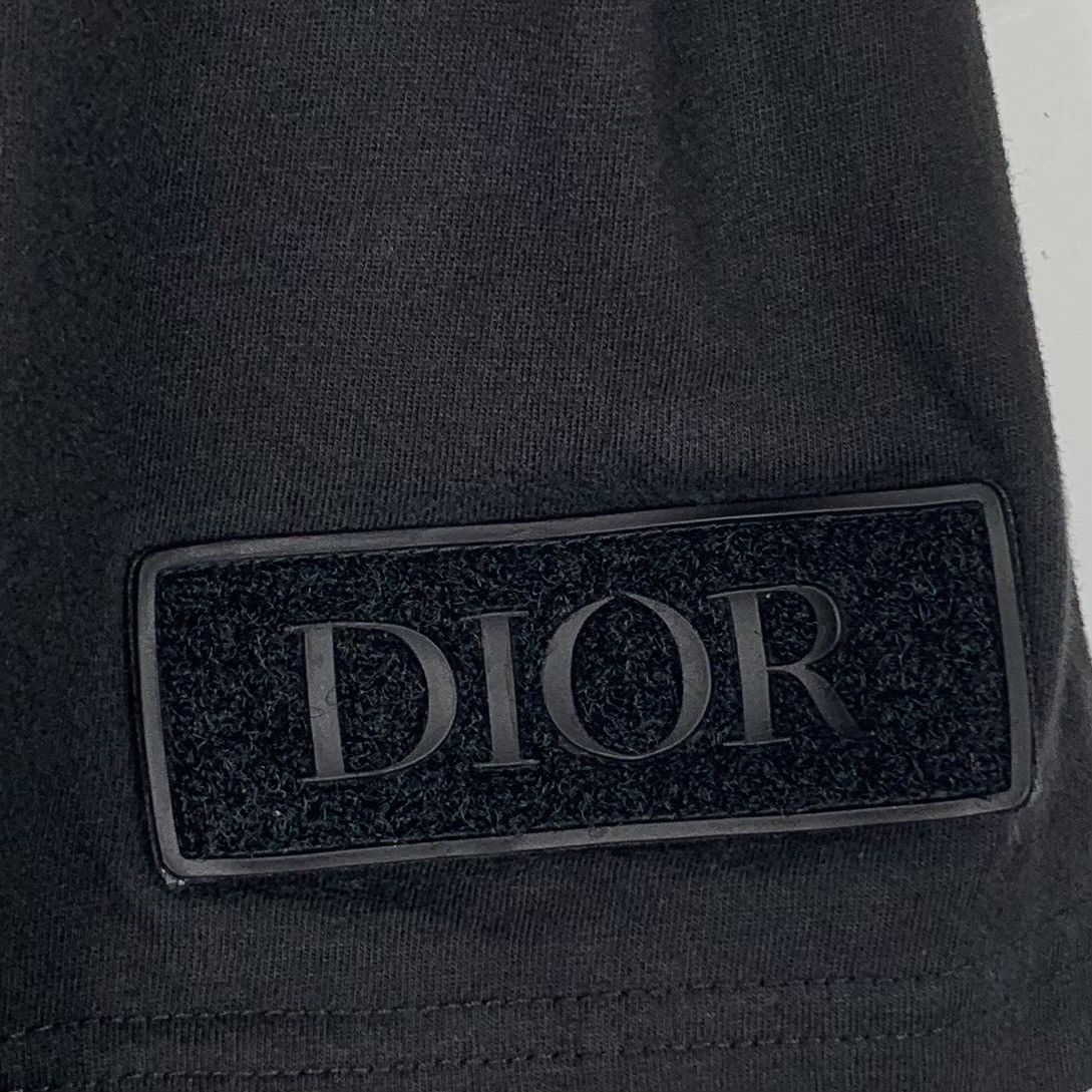 Dior Dior Black Logo Cotton Crewneck Tee (Size M) Size US M / EU 48-50 / 2 - 5 Thumbnail