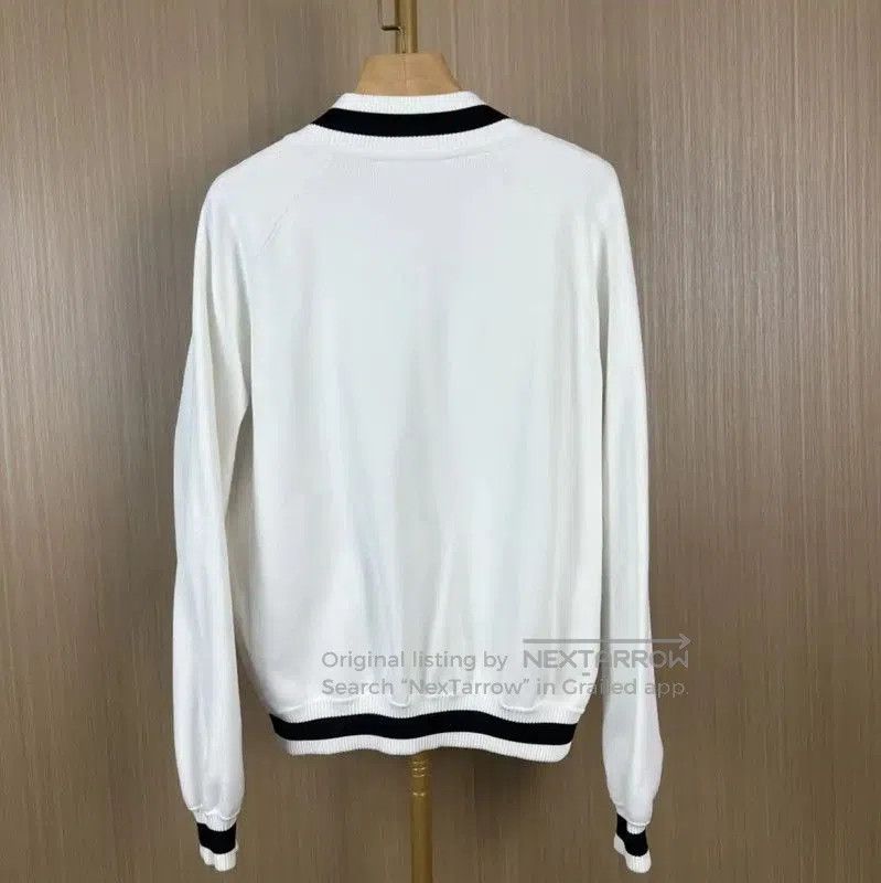 Chanel Chanel White Cotton Women's Cardigan . Size M / US 6-8 / IT 42-44 - 2 Thumbnail