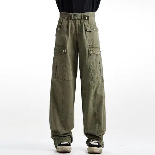 Japanese Brand Hamada x Etou Green High Street Vintage Loose Jeans Size US 33 - 3 Thumbnail