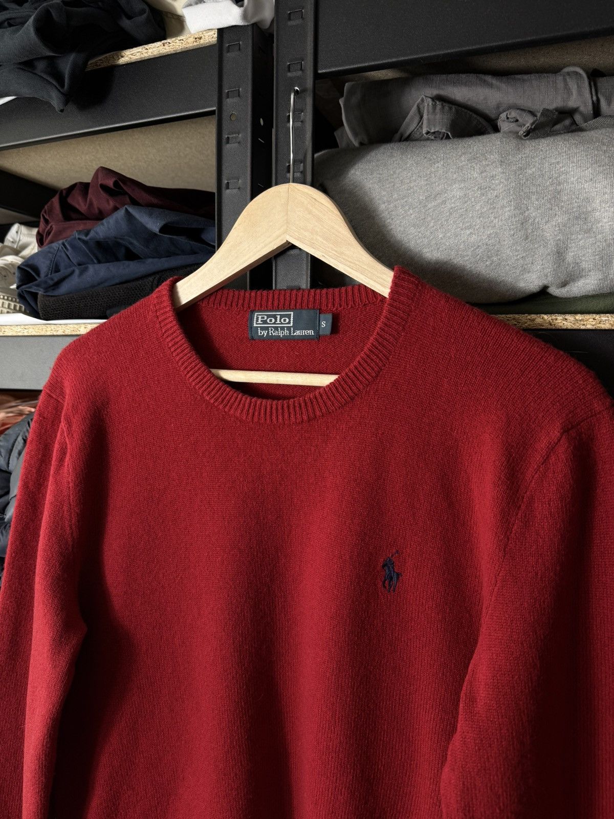 Polo Ralph Lauren Vintage Polo Ralph Lauren Wool Sweater Red Crewneck Knit Size US S / EU 44-46 / 1 - 2 Thumbnail