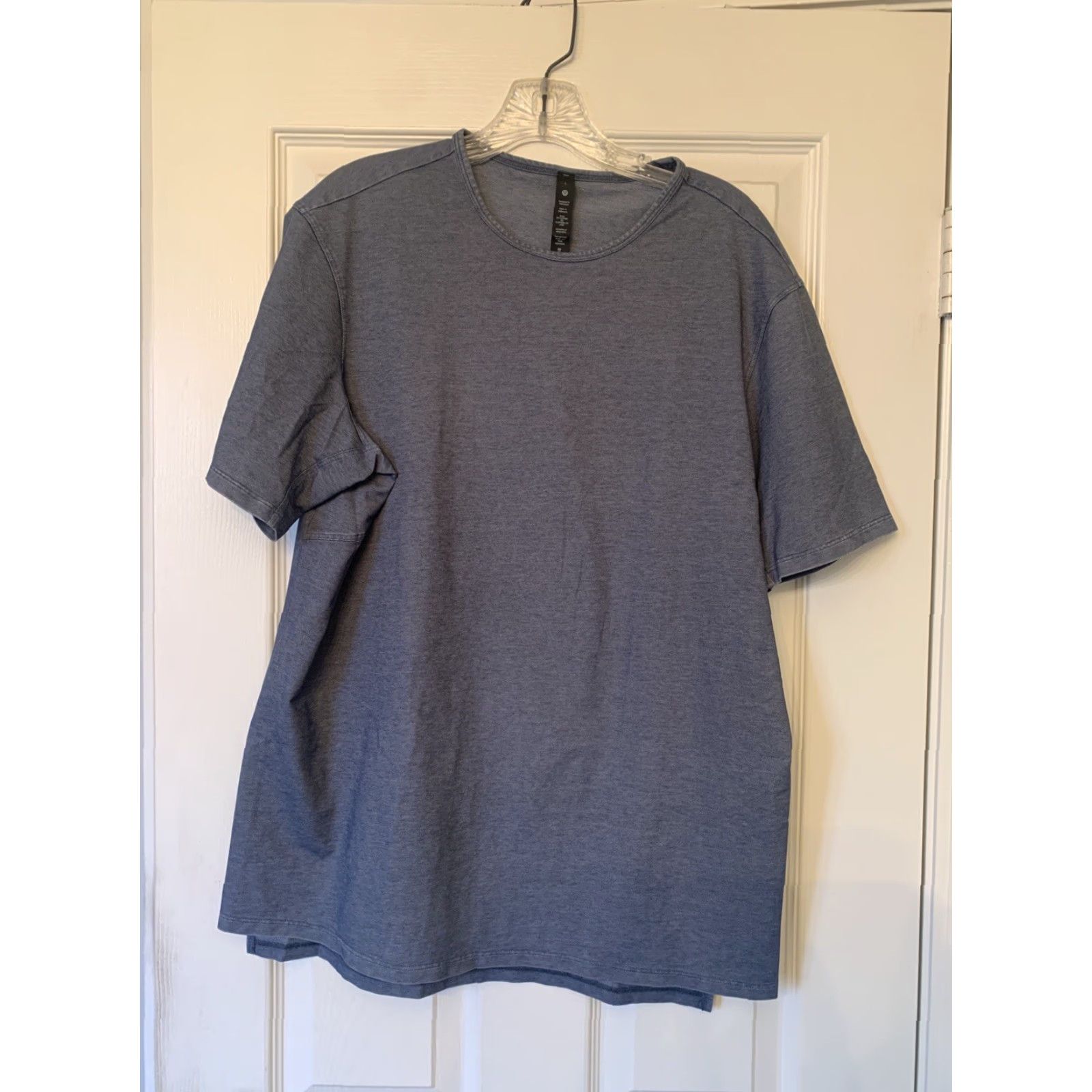 Lululemon Lululemon Commission River Blue T-Shirt Short Sleeve Athletic Shirt Men's L Size US L / EU 52-54 / 3 - 5 Thumbnail