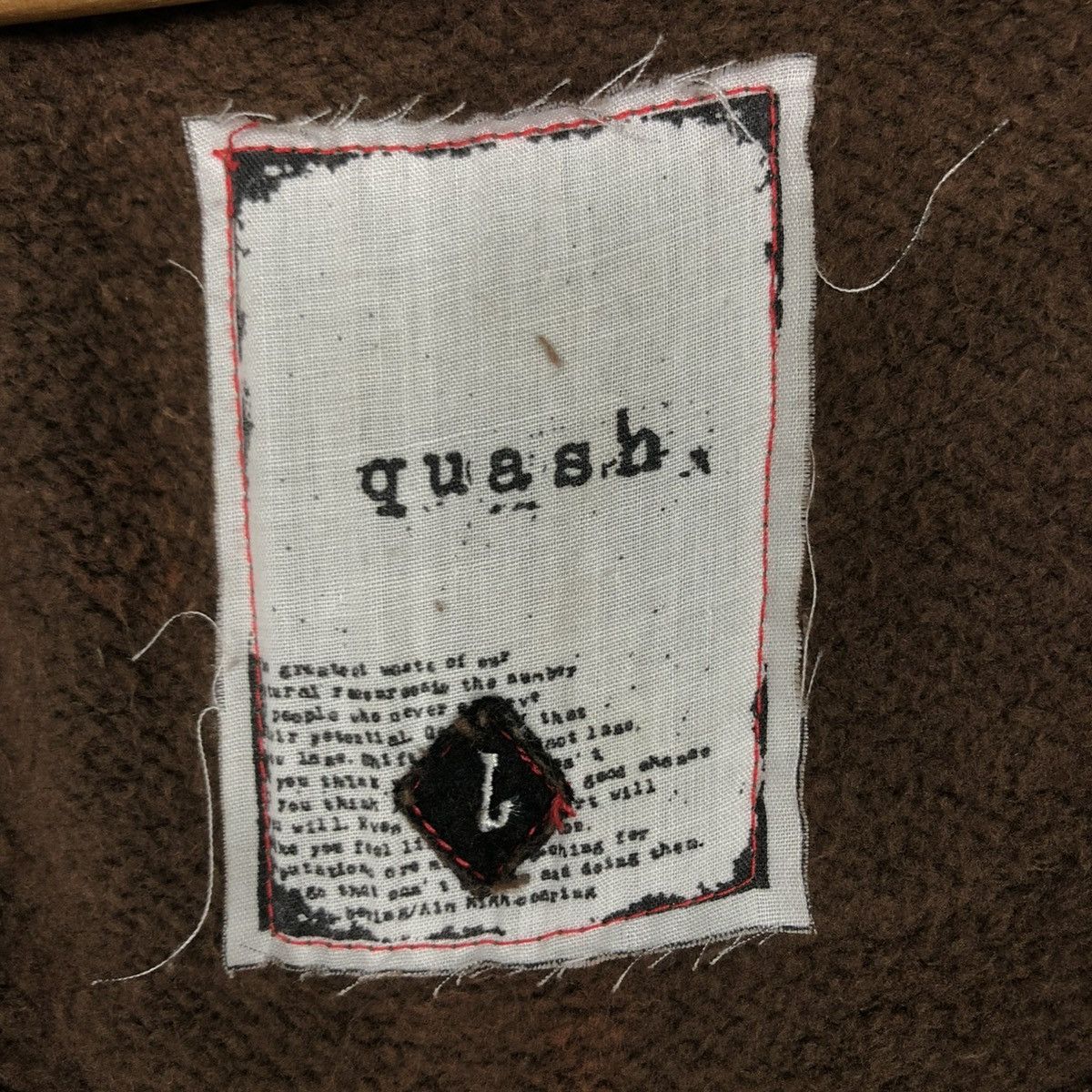 Japanese Brand 🔥VINTAGE BIKER JACKET ASYMETRICAL ZIPPER QUASH ISSEY MIYAKE Size US L / EU 52-54 / 3 - 20 Thumbnail