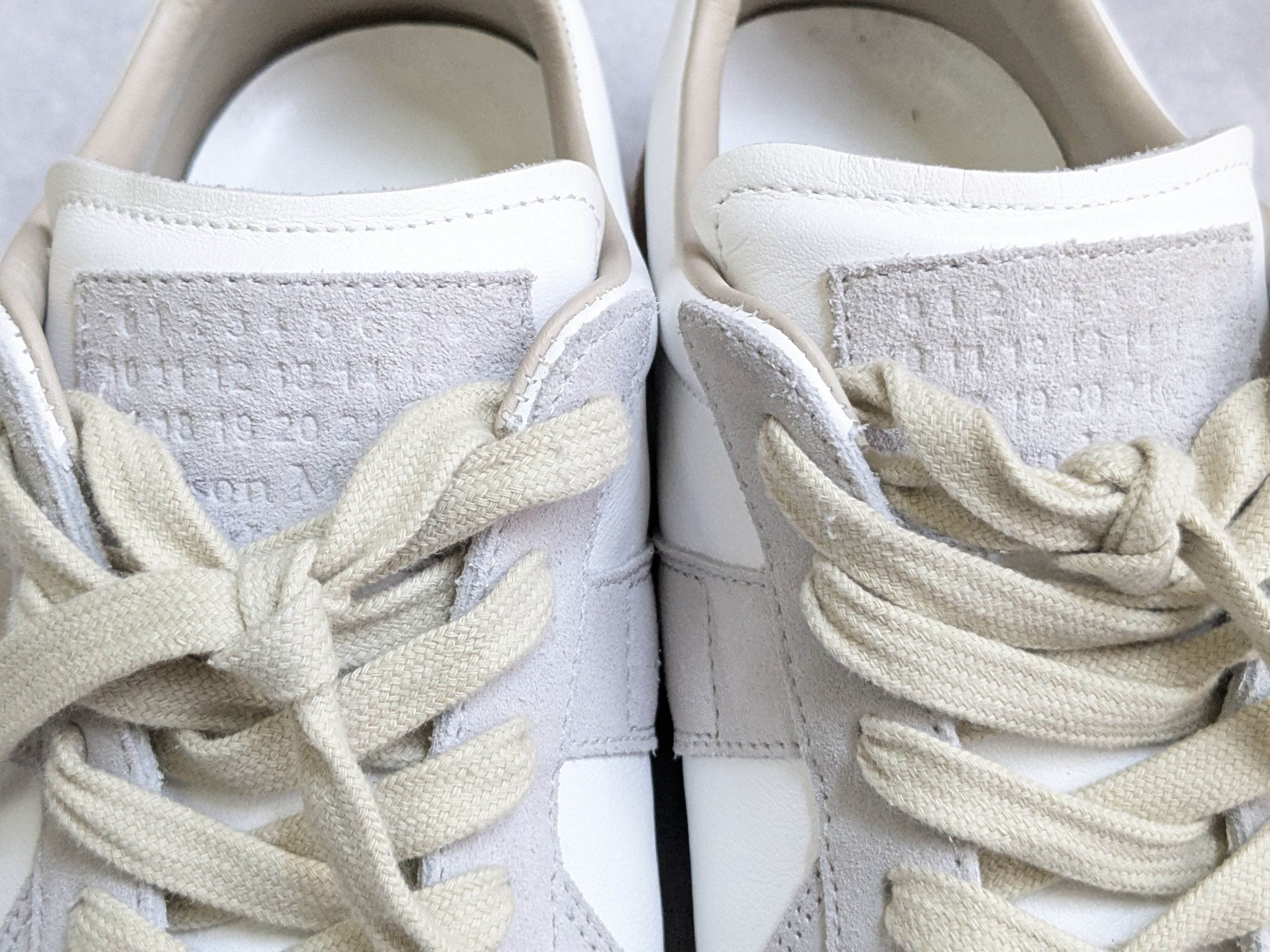 Maison Margiela Maison Margiela GAT Replica White Gray 8.5 41.5 Low Tops Size US 8.5 / EU 41-42 - 7 Thumbnail