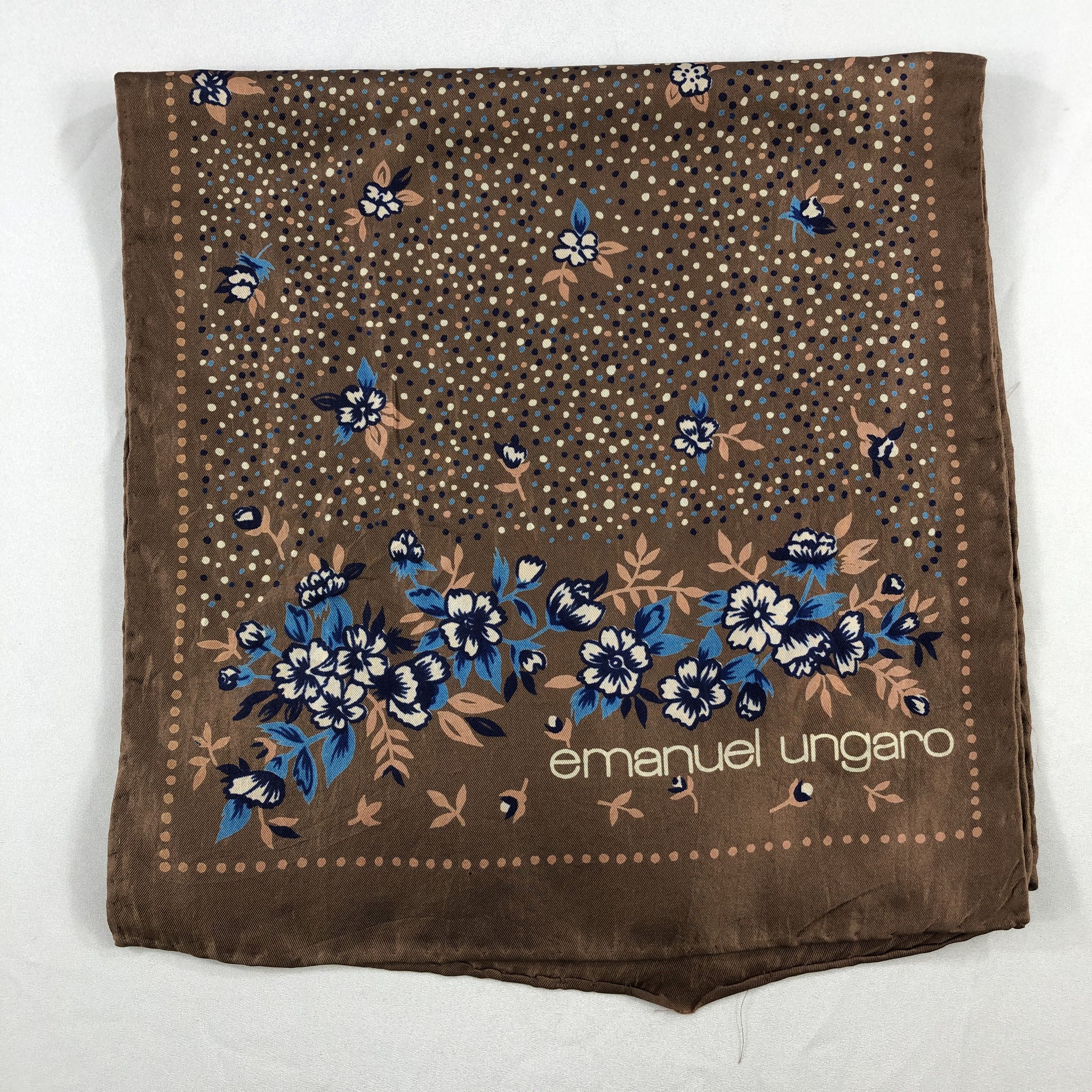 Emanuel Ungaro Vintage Emanuel Ungaro Silk Scarf Size ONE SIZE - 3 Thumbnail