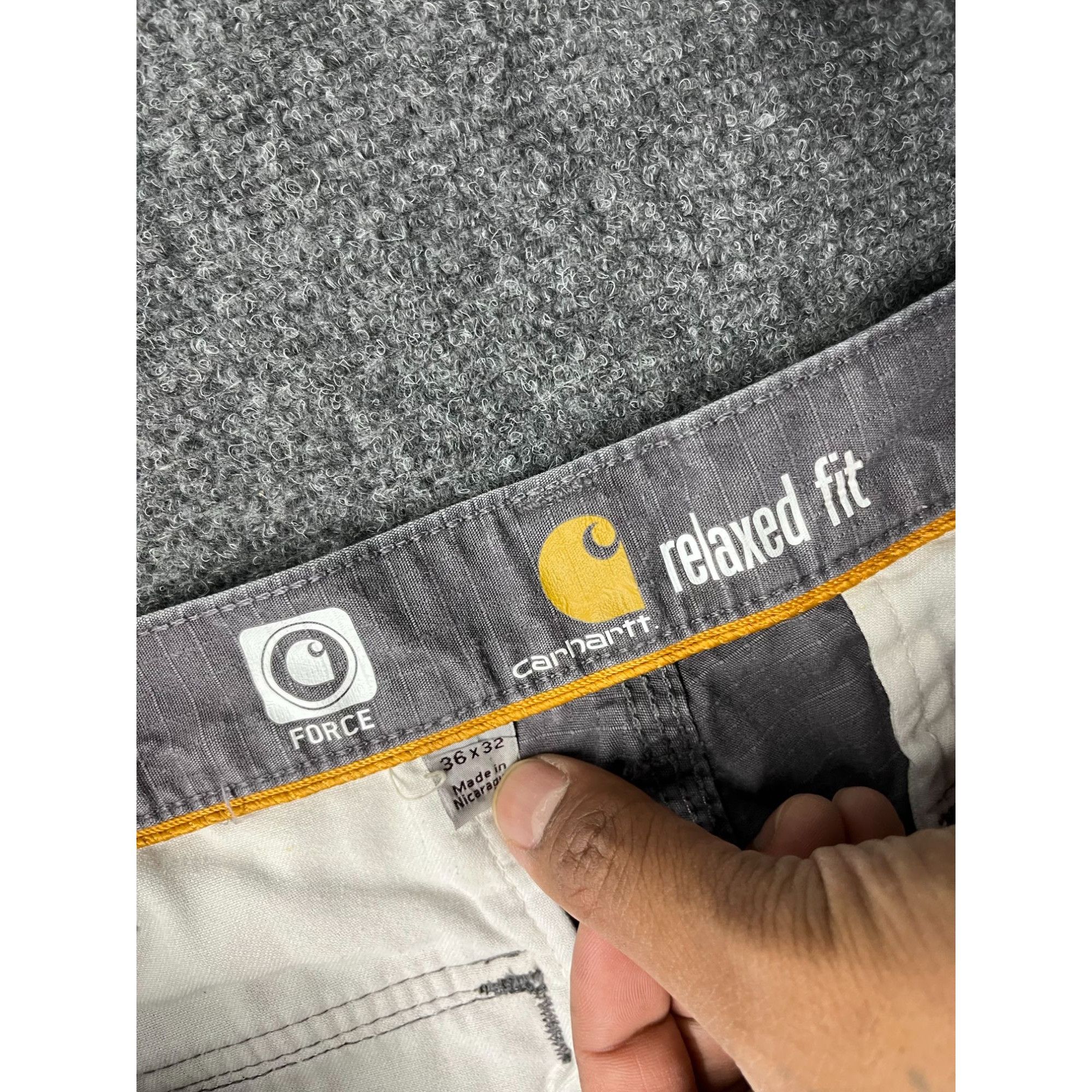Carhartt Carhartt Force Pants Mens 36x32 Gray Relaxed Fit Flex Utilit Size US 36 / EU 52 - 4 Thumbnail