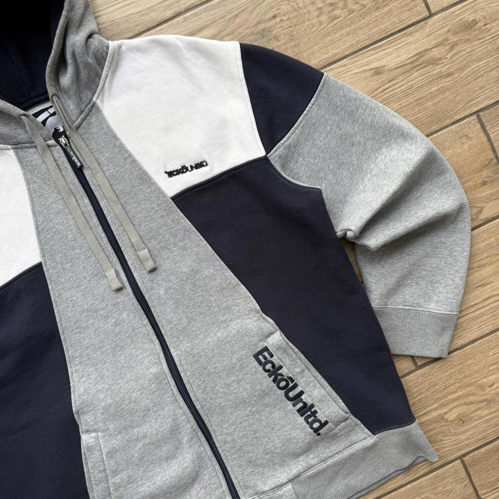 Ecko Unltd. Y2K Ecko Unltd. Gray Zip Up Jacket 00s Skater Men’s Size XL Size US XL / EU 56 / 4 - 3 Thumbnail