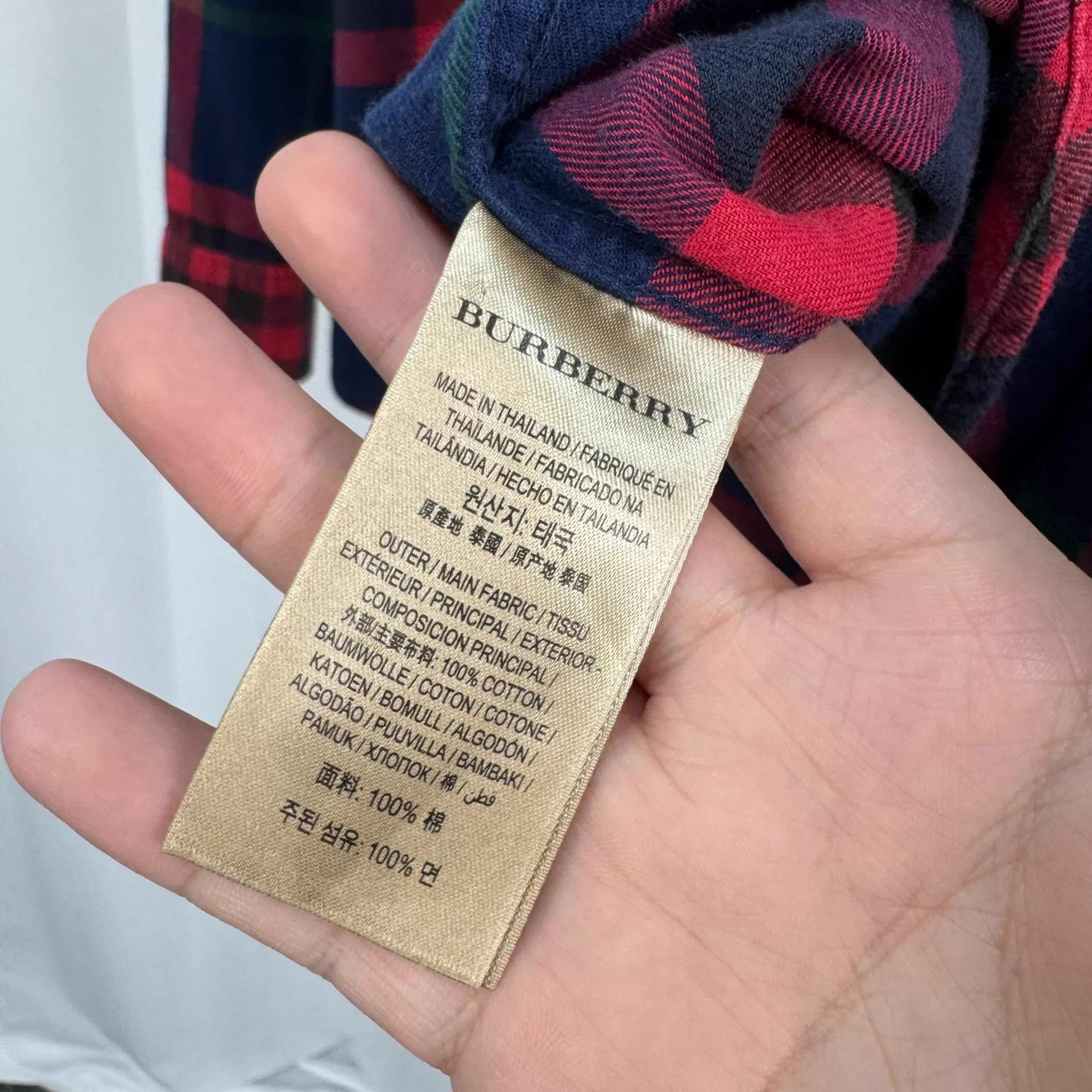 Burberry Burberry Classic Check LS Shirt S 98 New 4700 Size US S / EU 44-46 / 1 - 6 Thumbnail