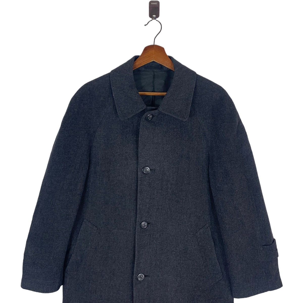 Designer × Lanvin VINTAGE LANVIN WOOL BUTTON COAT Size US M / EU 48-50 / 2 - 2 Thumbnail