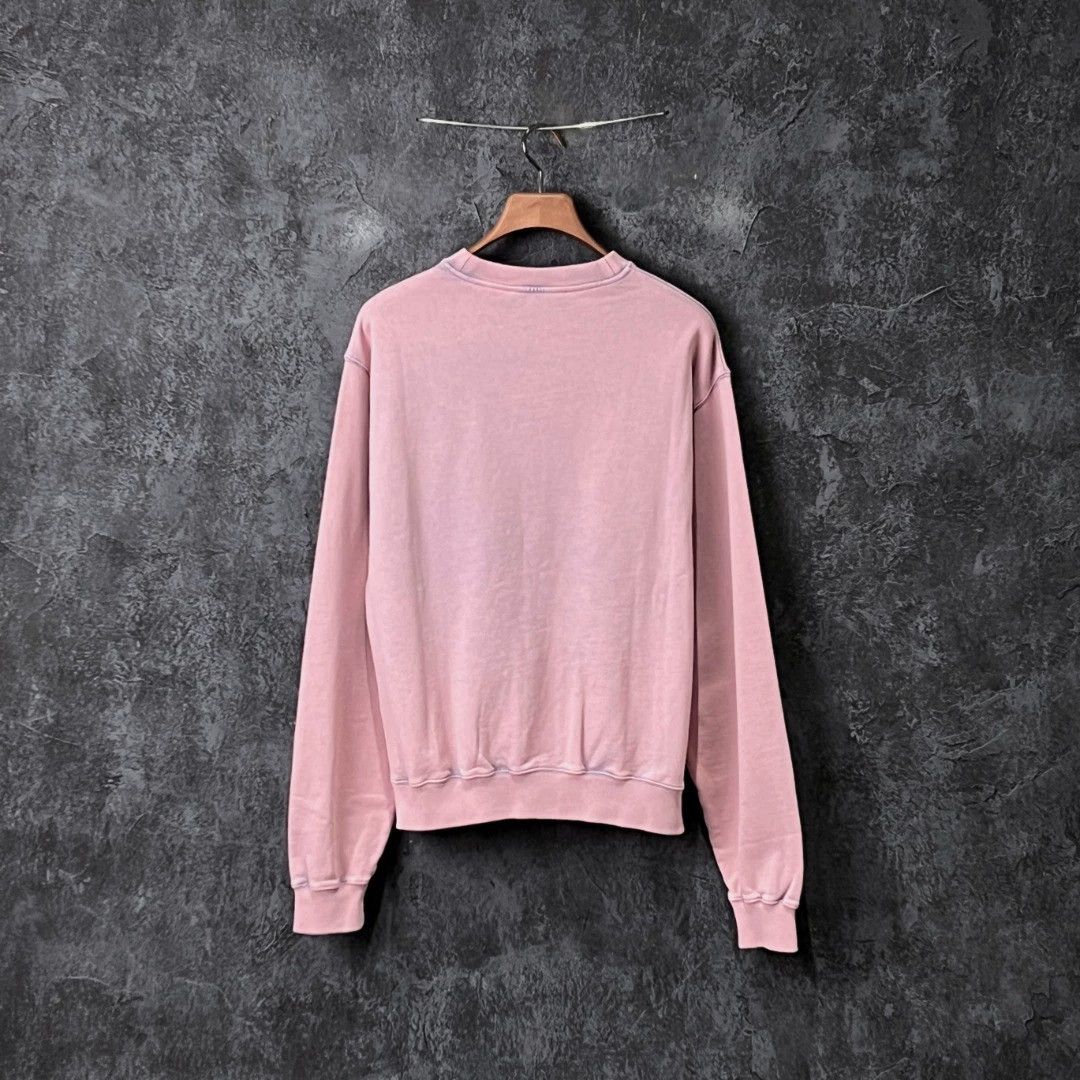 Acne Studios ACNE STUDIOS Pink Cotton Crewneck Sweatshirt Size S / US 4 / IT 40 - 2 Thumbnail