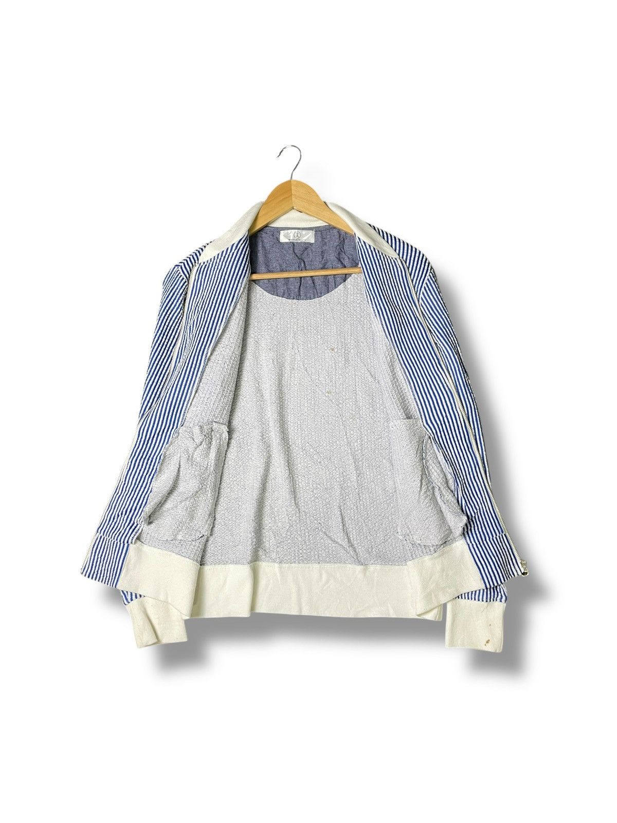 Japanese Brand × Vintage Maison Tokyo x Japanese Brand Striped Zipper Jacket (33) Size US M / EU 48-50 / 2 - 3 Thumbnail