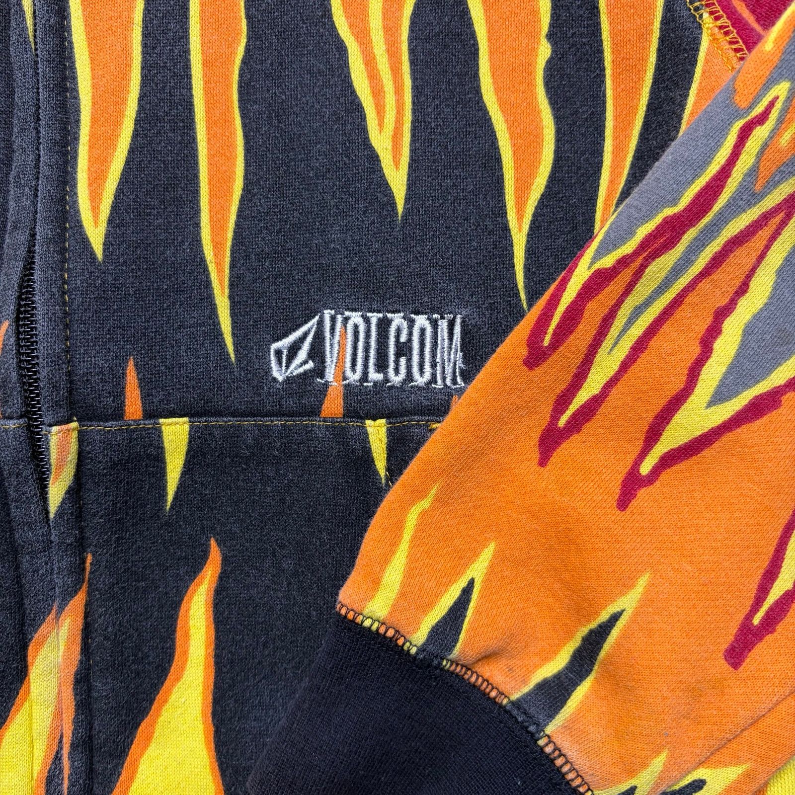 Volcom Volcom Flame Full Zip Hoodie Mask Face Surf Y2K Men’s XXS Size US XS / EU 42 / 0 - 8 Thumbnail