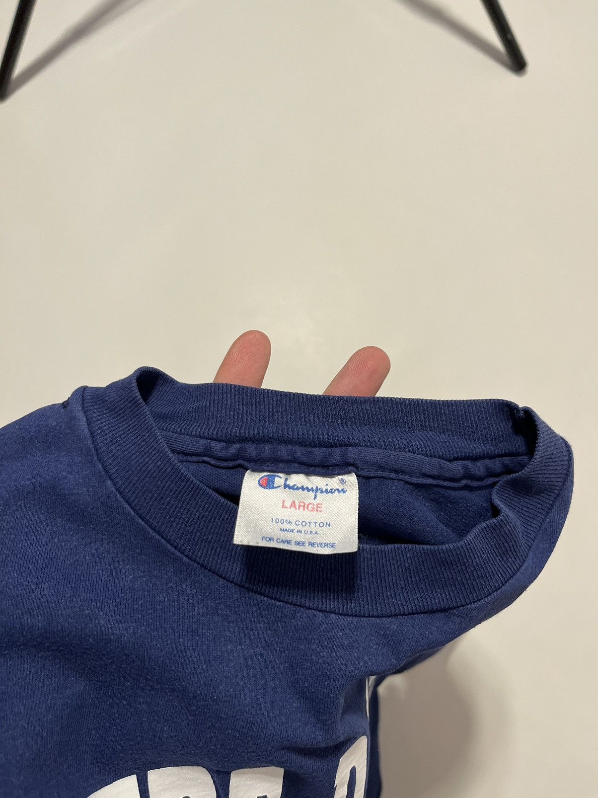 Champion Vintage 90s Champion NOTRE DAME college washed boxy tee Size US L / EU 52-54 / 3 - 3 Thumbnail