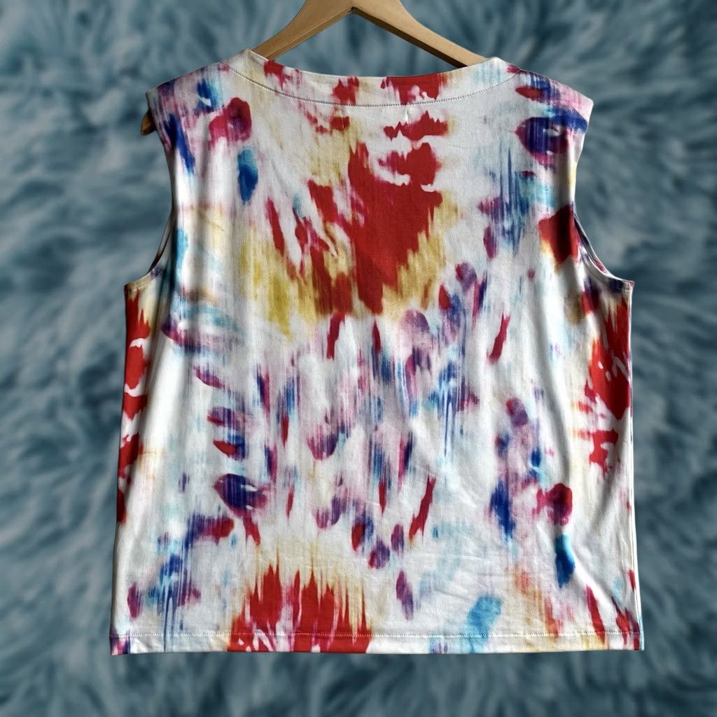 Aldo Aldo Martins Blouse Women Medium Lightweight Sleeveless Tie Multicolor Knit Top Size M / US 6-8 / IT 42-44 - 1 Thumbnail