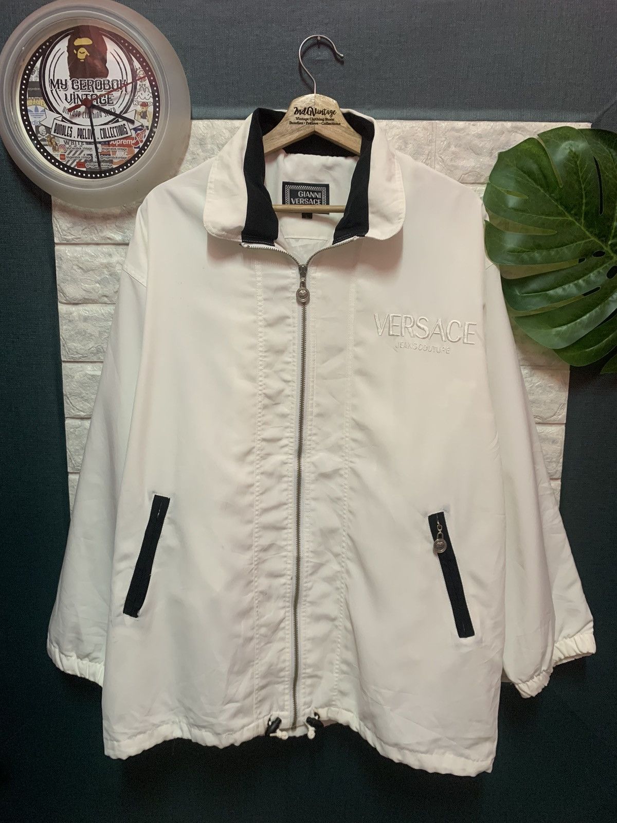Versace × Vintage VINTAGE!! Windbreaker GIANNI VERSACE Size US L / EU 52-54 / 3 - 2 Thumbnail