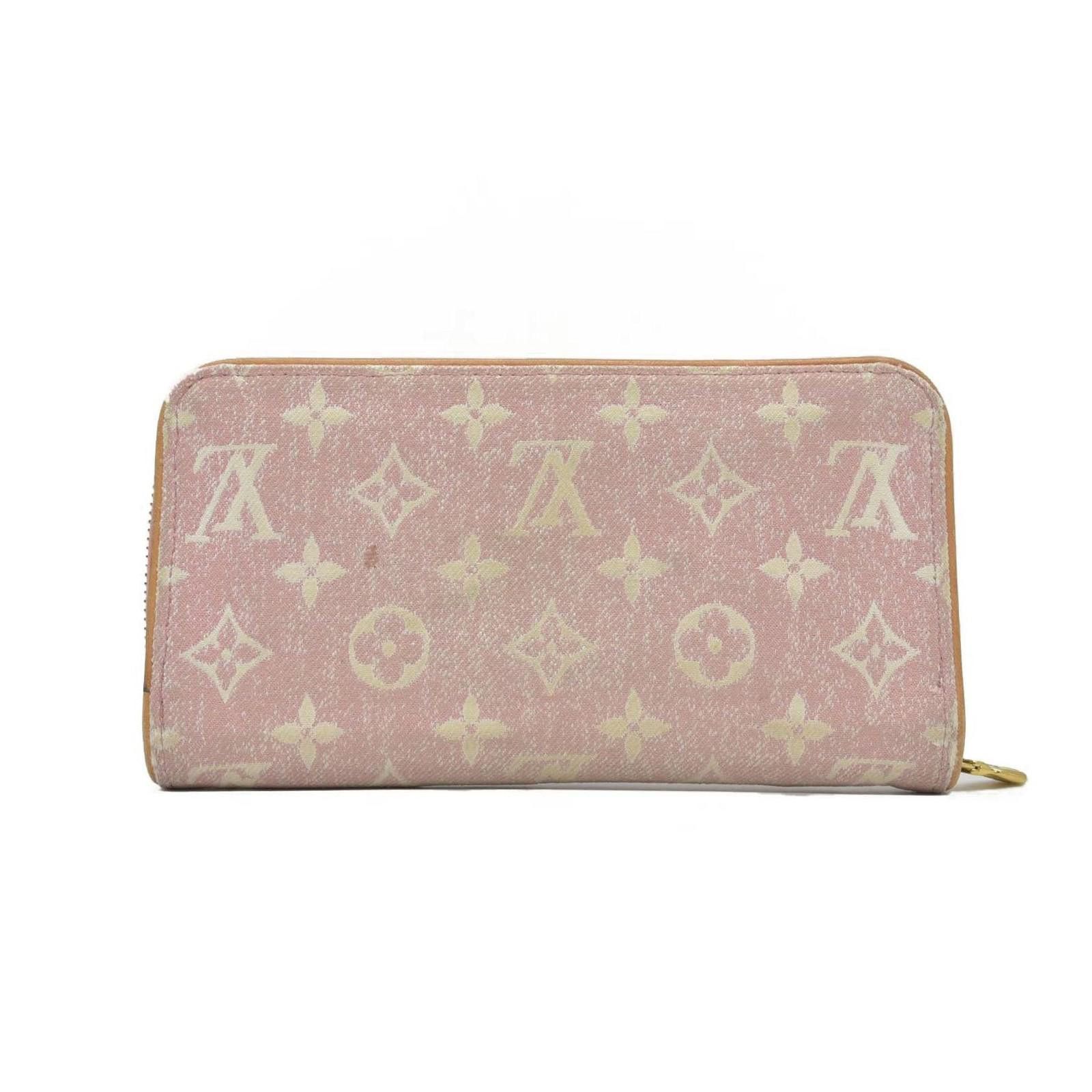 Louis Vuitton $1060 Louis Vuitton Denim Monogram Jacquard Zippy Wallet Size ONE SIZE - 7 Thumbnail