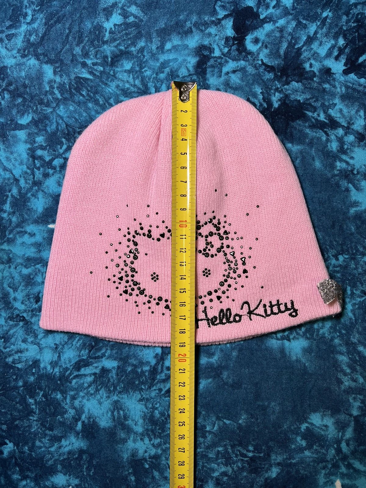 Japanese Brand Y2k Hello Kitty Beanie Hat Hello Bunny Big Logo Size ONE SIZE - 7 Thumbnail