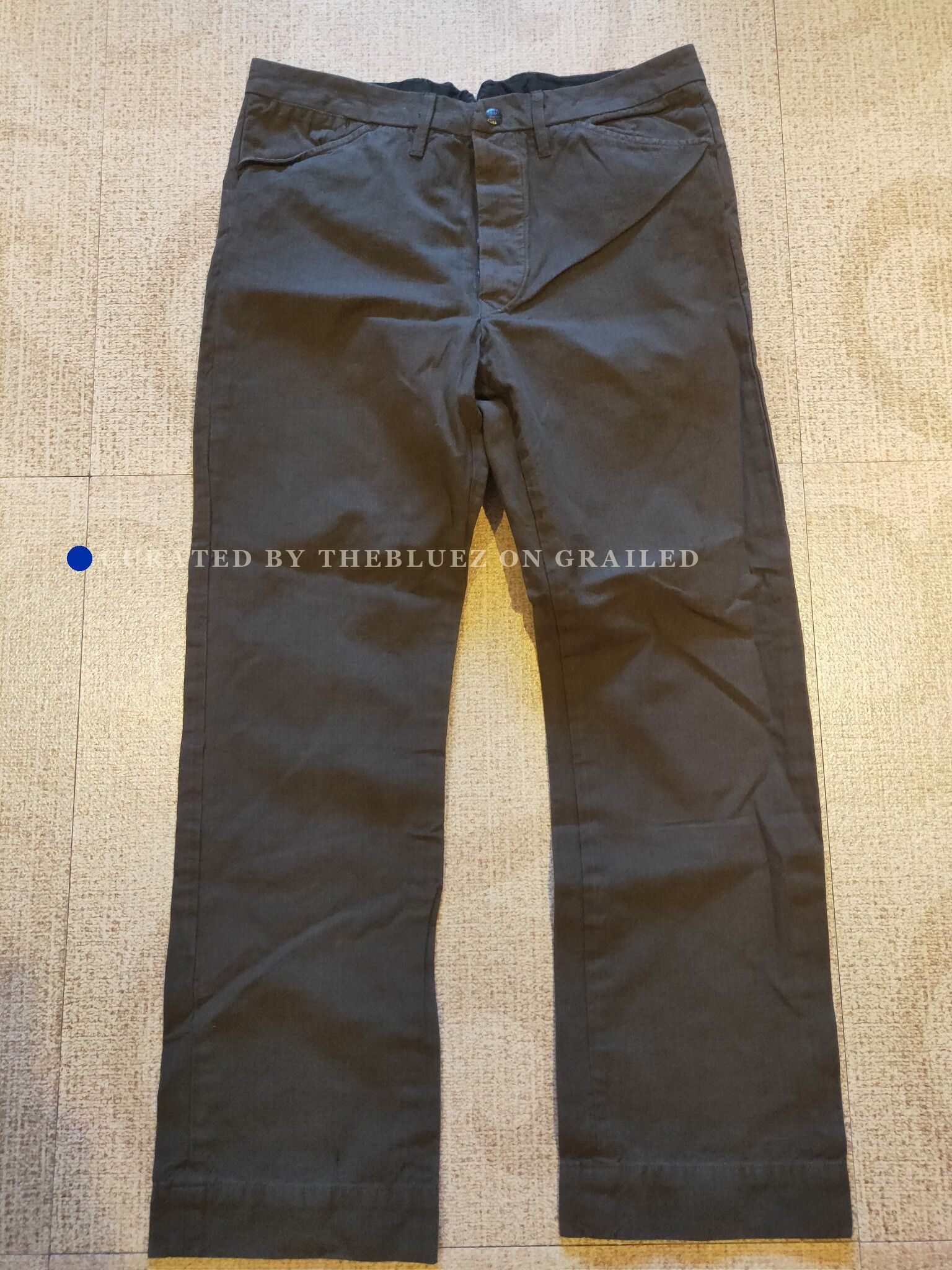 RRL Ralph Lauren RLL Striped Slim Fit Casual Pants Size US 30 / EU 46 - 1 Thumbnail