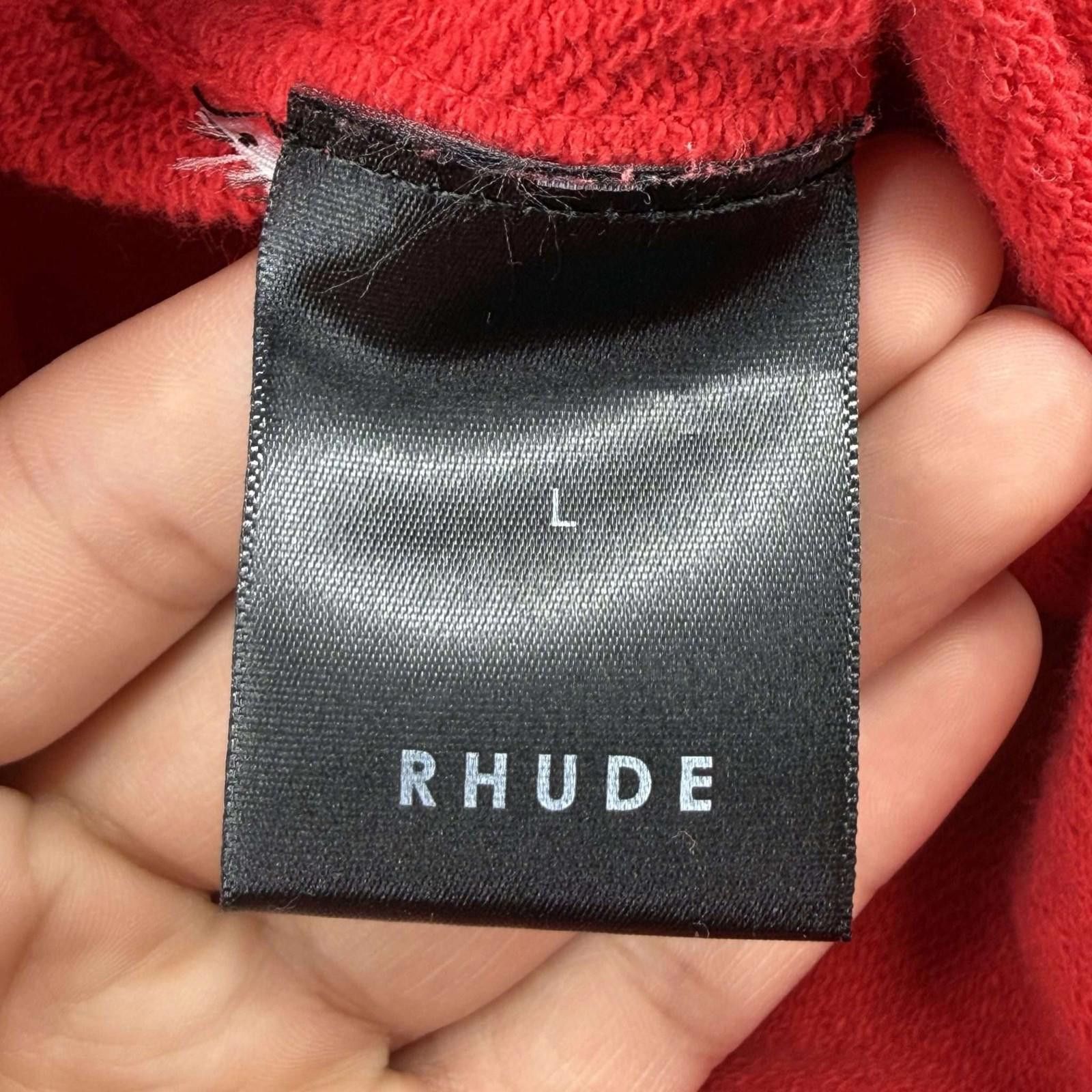 Rhude Rhude Sweat Shorts VTG Red L Size US 34 / EU 50 - 5 Thumbnail