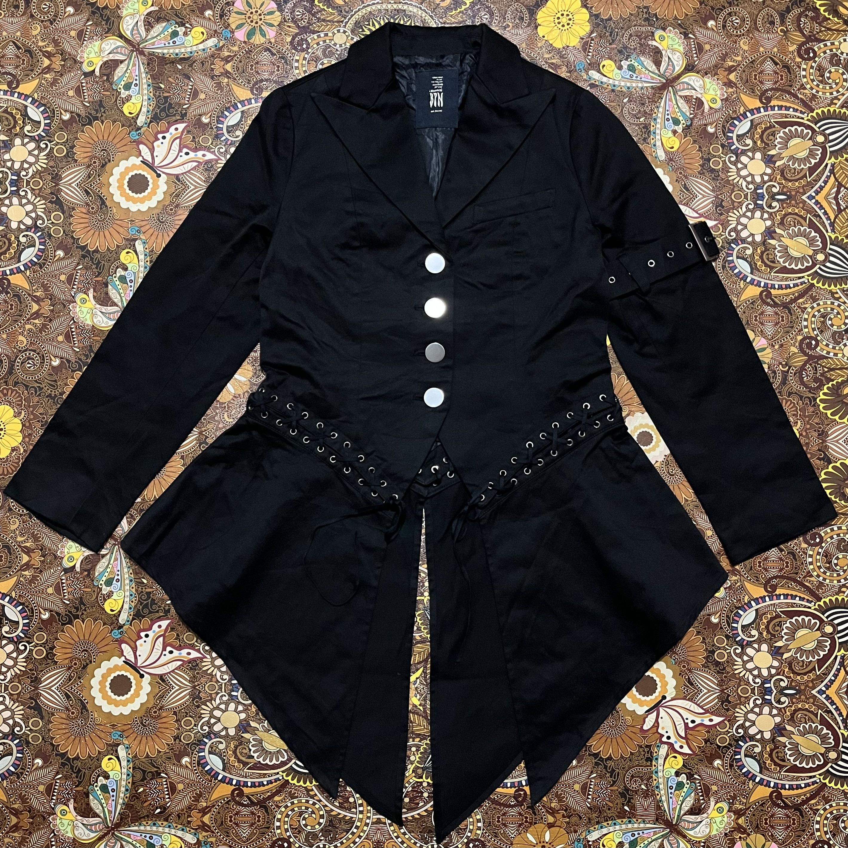 00s Gothic BPN black Peace now jacket