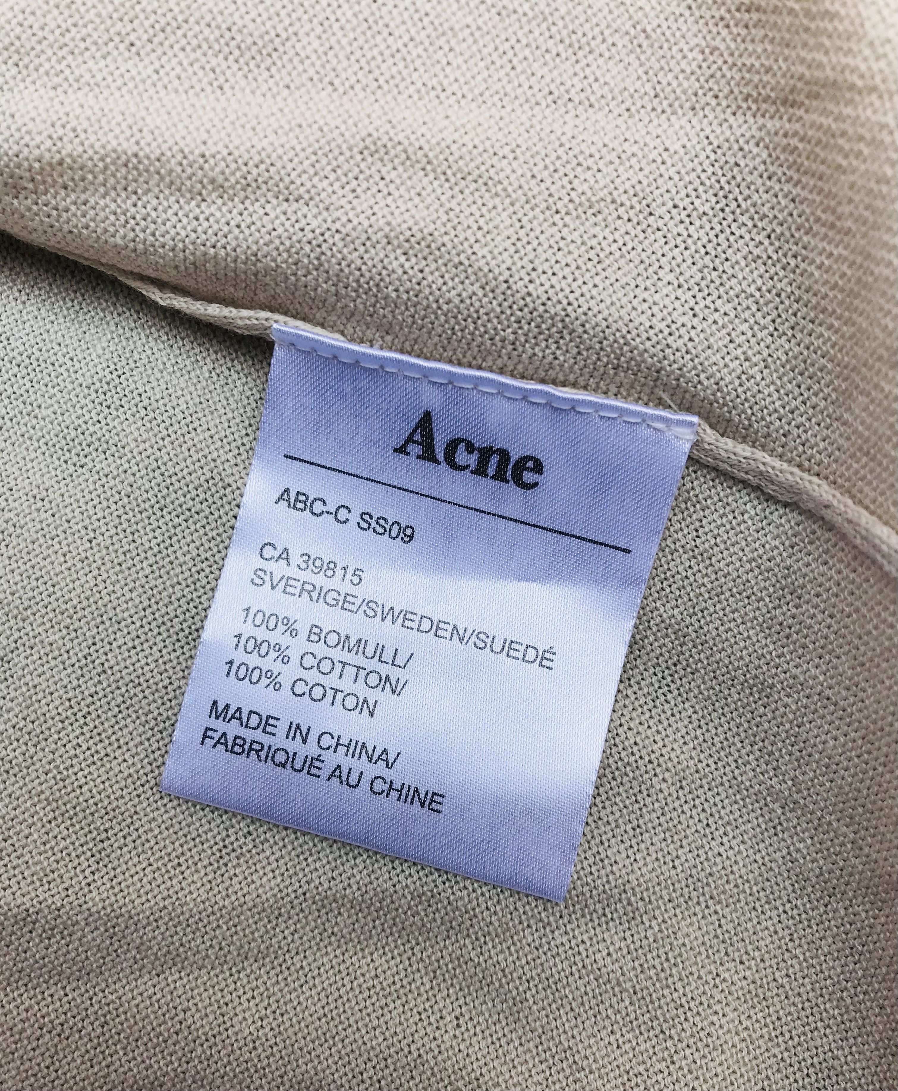 Acne Studios Acne Studios Long Cardigan Sweater Women’s V Neck Cotton Size L / US 10 / IT 46 - 6 Thumbnail