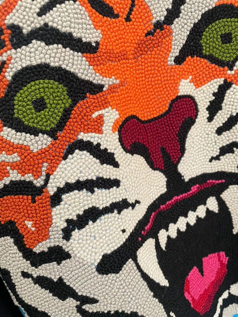 Gucci Gucci Tiger head embroidery contrasting color sports jacket Size US M / EU 48-50 / 2 - 6 Thumbnail
