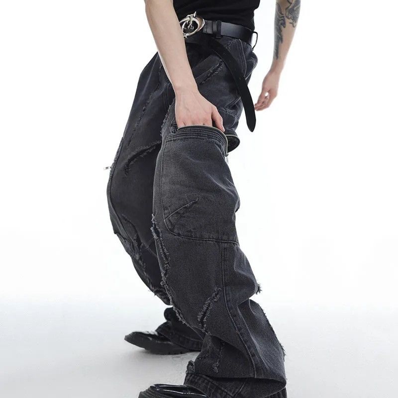 Japanese Brand Vintage style jeans with pockets tight-fitting fashion Size US 32 / EU 48 - 1 Thumbnail