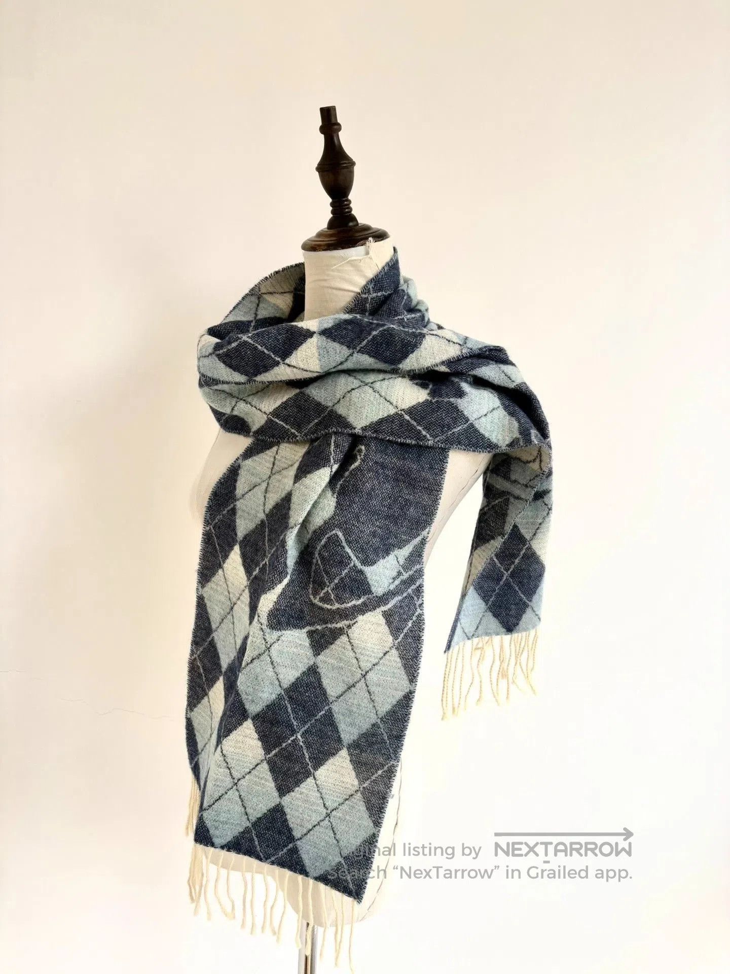 Vivienne Westwood Vivienne Westwood Argyle Saturn Wool Scarf. Size ONE SIZE - 2 Thumbnail