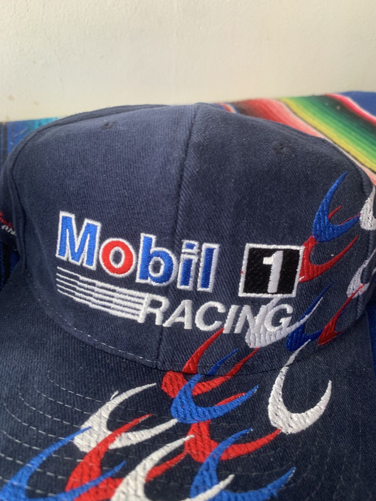NASCAR × Section 8 Vintage Mobil 1 Racing Trucker Cap Hat Size ONE SIZE - 4 Thumbnail