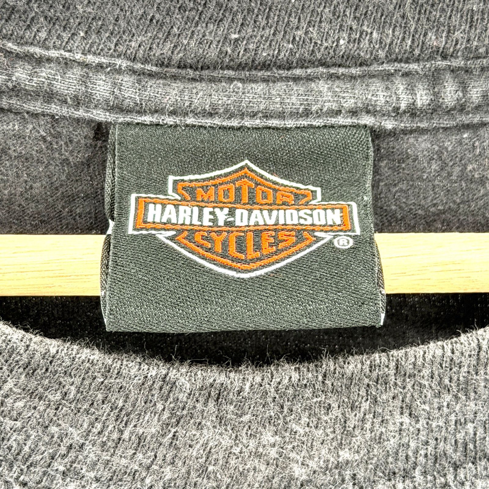 Harley Davidson Nottingham England Robin Hood Black 100% Cotton T-Shirt Size US L / EU 52-54 / 3 - 7 Thumbnail