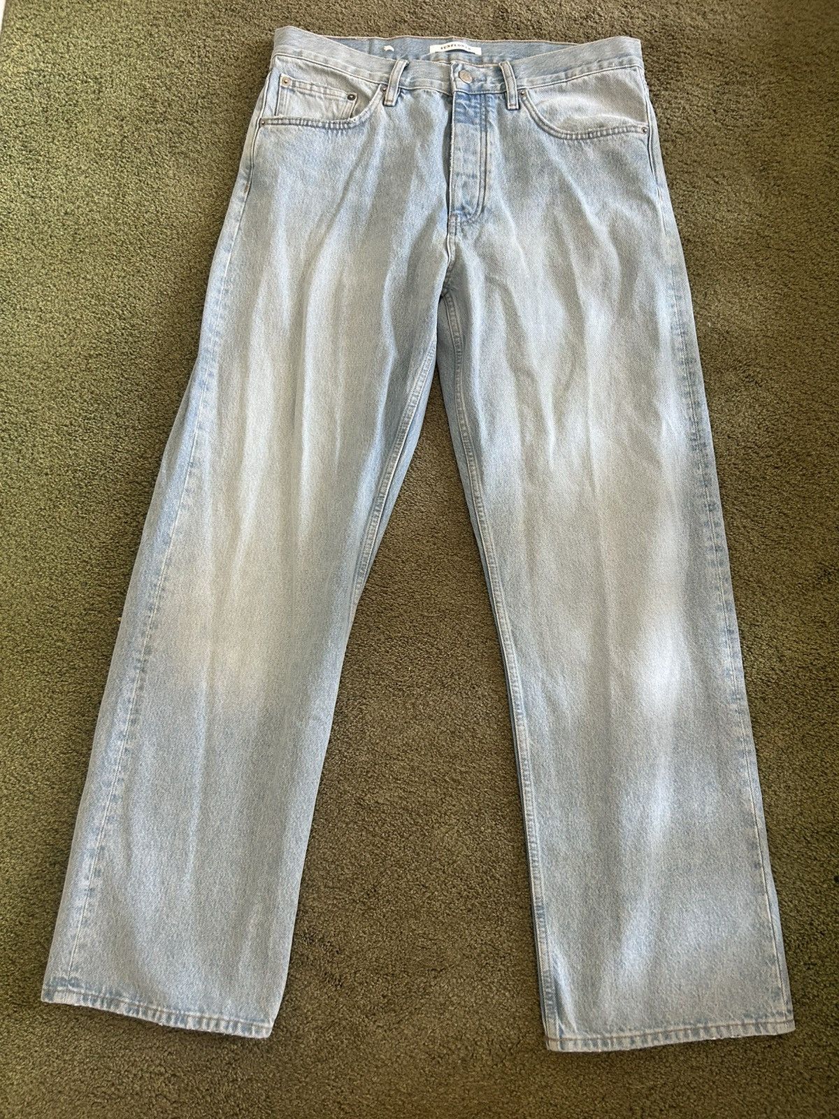 Sunflower Sunflower loose denim in light blue vintage Size US 33 - 1 Thumbnail