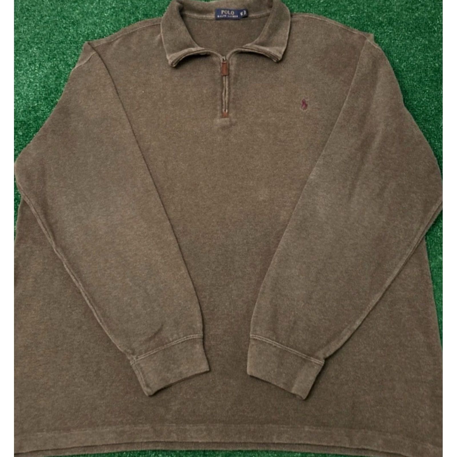 Polo Ralph Lauren Polo Ralph Lauren Sweater Mens Size 2XL T Tall 1/4 Zip Quarter Zip Pullover Size US XXL / EU 58 / 5 - 4 Thumbnail