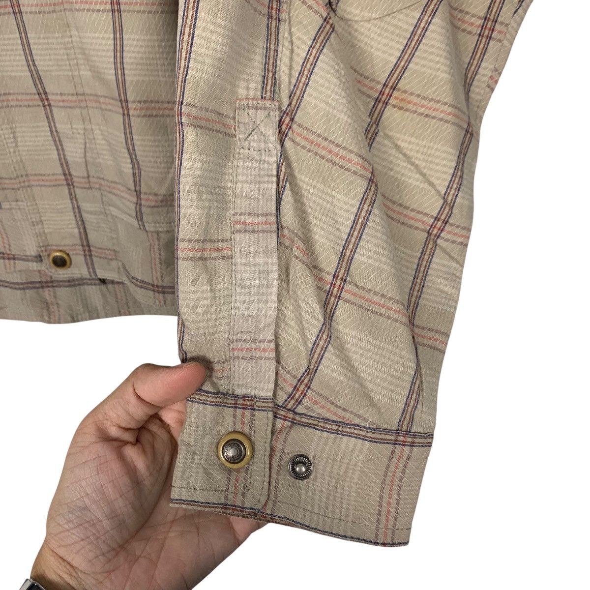 Japanese Brand Vintage 90’s CROCODILE Checked Casual Jacket #2833-C128 Size US M / EU 48-50 / 2 - 7 Thumbnail