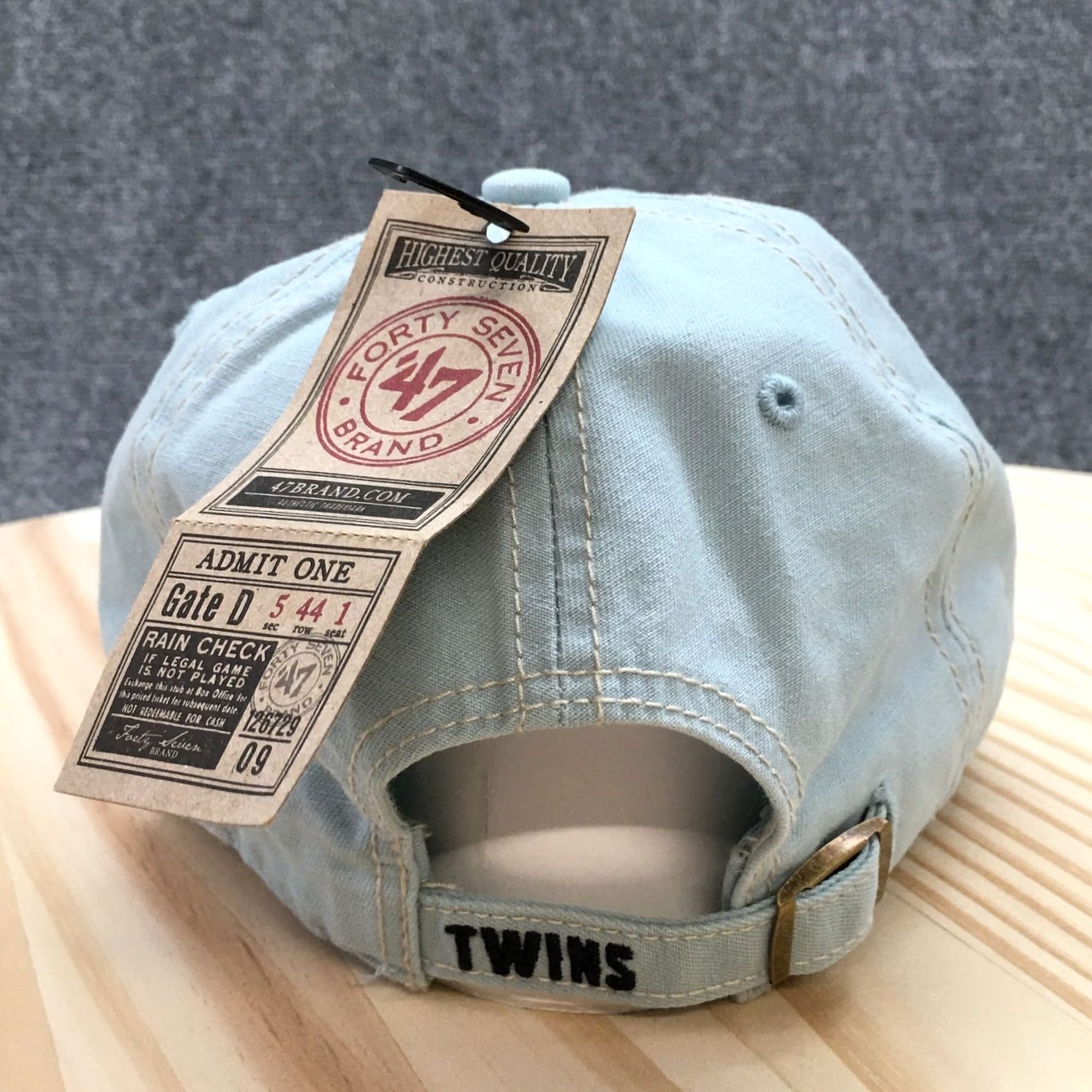 47 47 Minnesota Twins All Star Game Baseball Hat Men Beige OS Embroidered Logo NEW Size ONE SIZE - 7 Thumbnail