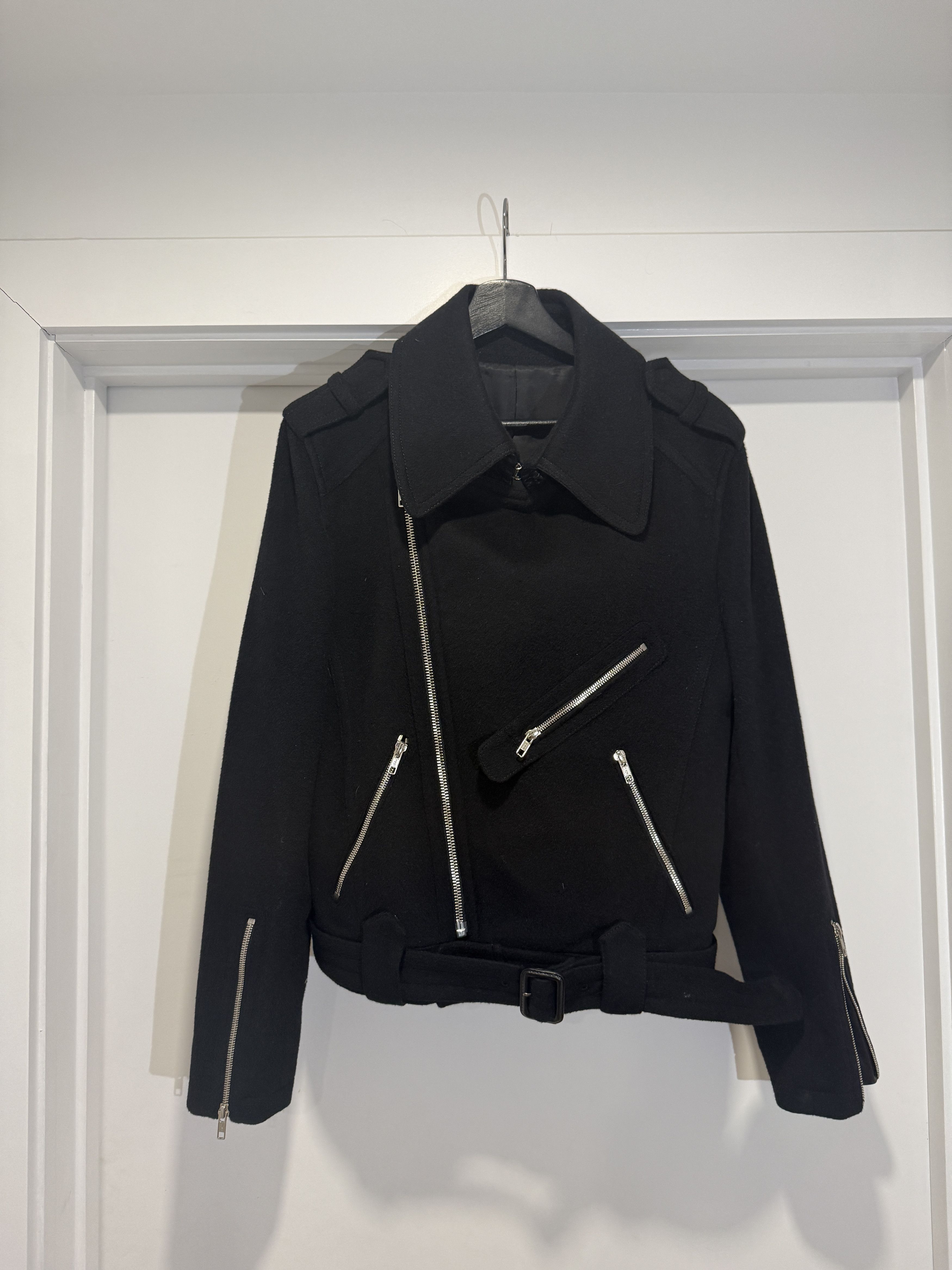 Juun.J Wool & Leather Biker Jacket Size US S / EU 44-46 / 1 - 7 Thumbnail