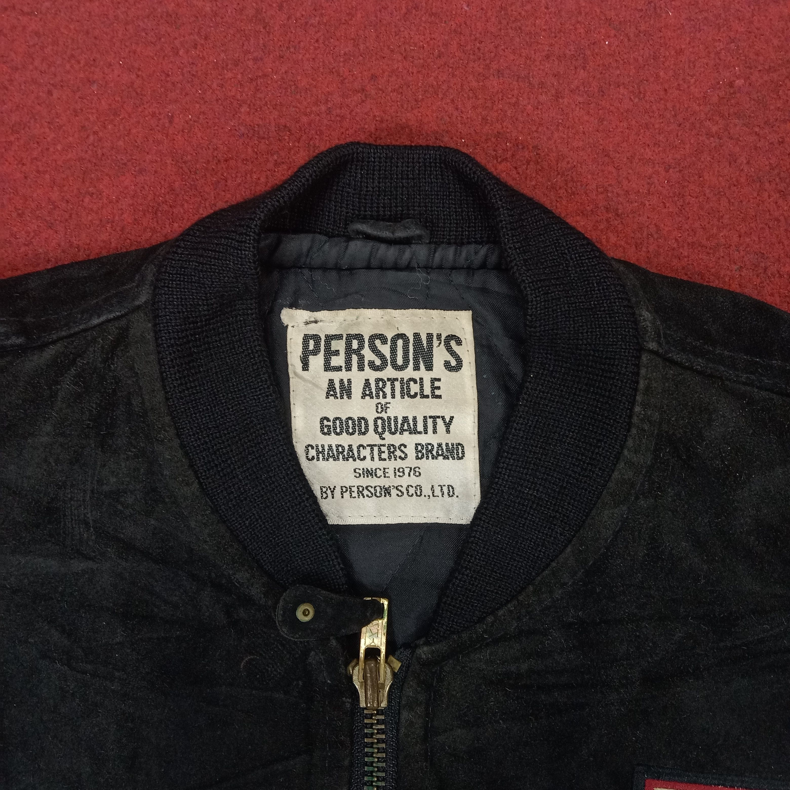 PERSON'S × Vintage Person's Collection Riders Bikers Style Varsity Jacket Size US L / EU 52-54 / 3 - 5 Thumbnail