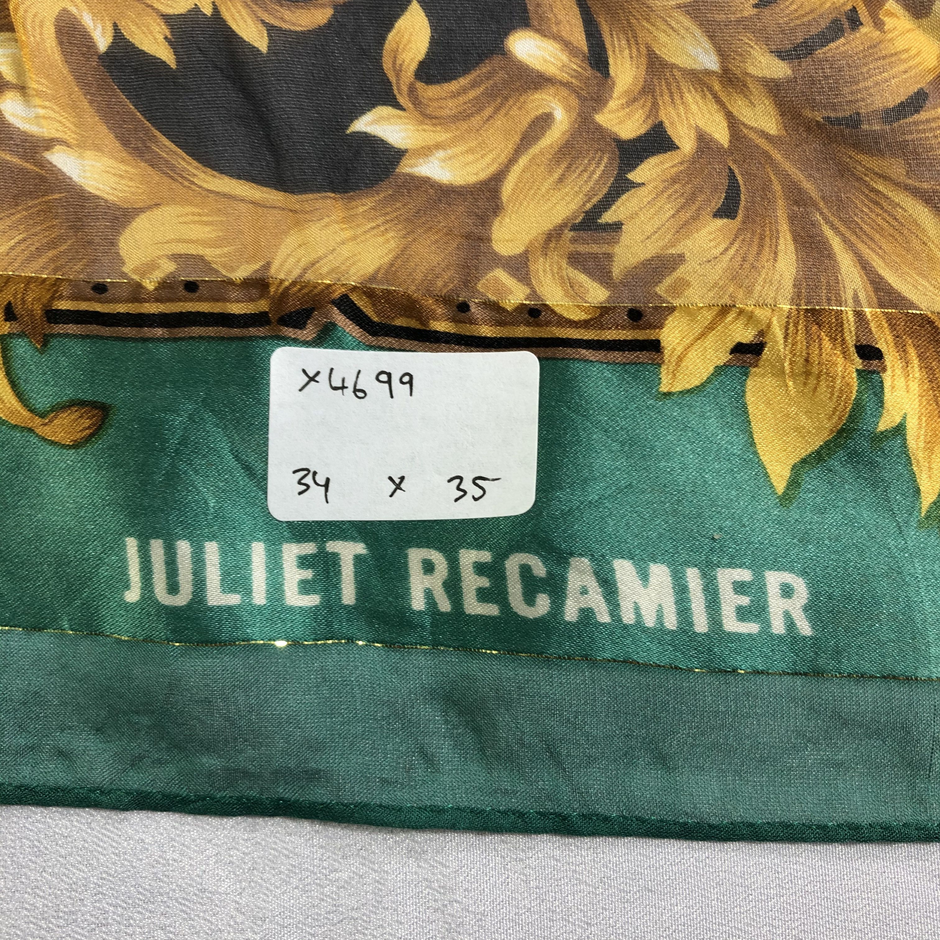 Vintage Vintage Juliet Recamier Silk Scarf Size ONE SIZE - 5 Thumbnail