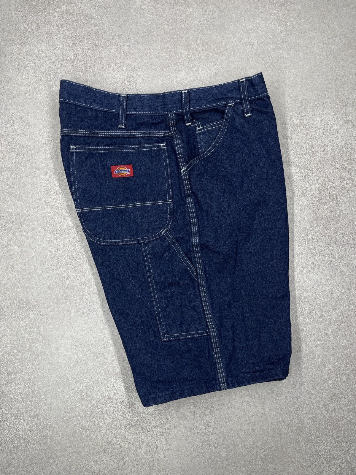 Dickies Vintage Dickies Carpenter Denim Shorts Navy U3994RN Size US 36 / EU 52 - 5 Thumbnail