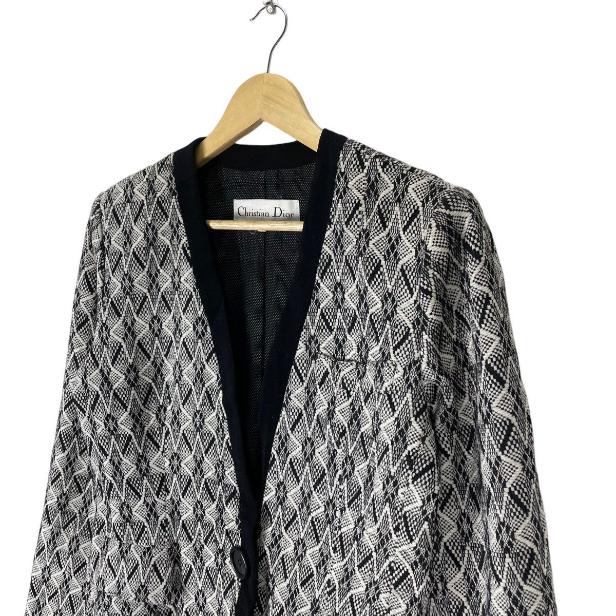 Christian Dior Monsieur ☀️CHRISTIAN DIOR POP ART SINGLE BUTTON JACKET Size M / US 6-8 / IT 42-44 - 5 Thumbnail