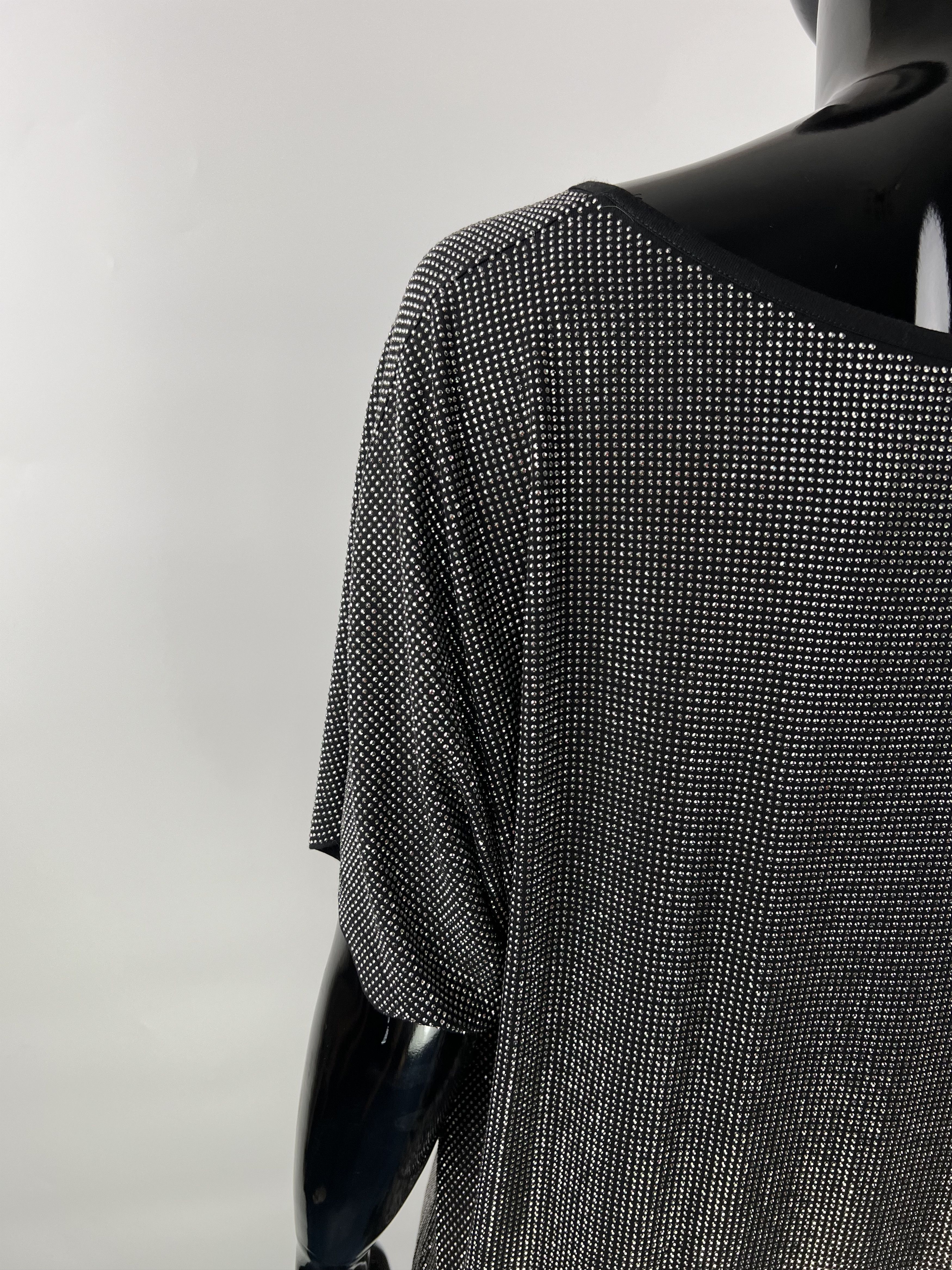 Balmain × Pierre Balmain × Vintage Pierre Balmain Vtg Silver Metal Stones T-Shirt Top Size XS Size XS / US 0-2 / IT 36-38 - 4 Thumbnail