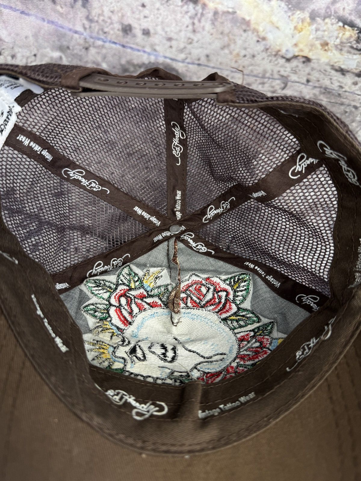 Ed Hardy Ed Hardy “Sugar Skull” Men’s Cap Size ONE SIZE - 8 Thumbnail
