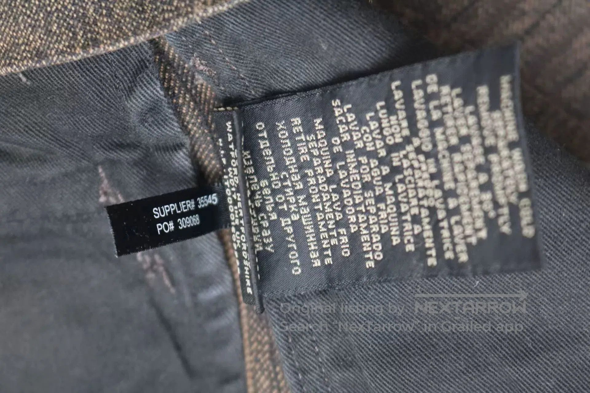 RRL Ralph Lauren RRL Striped Overalls Straight Cargo Pants. Size US 32 / EU 48 - 8 Thumbnail