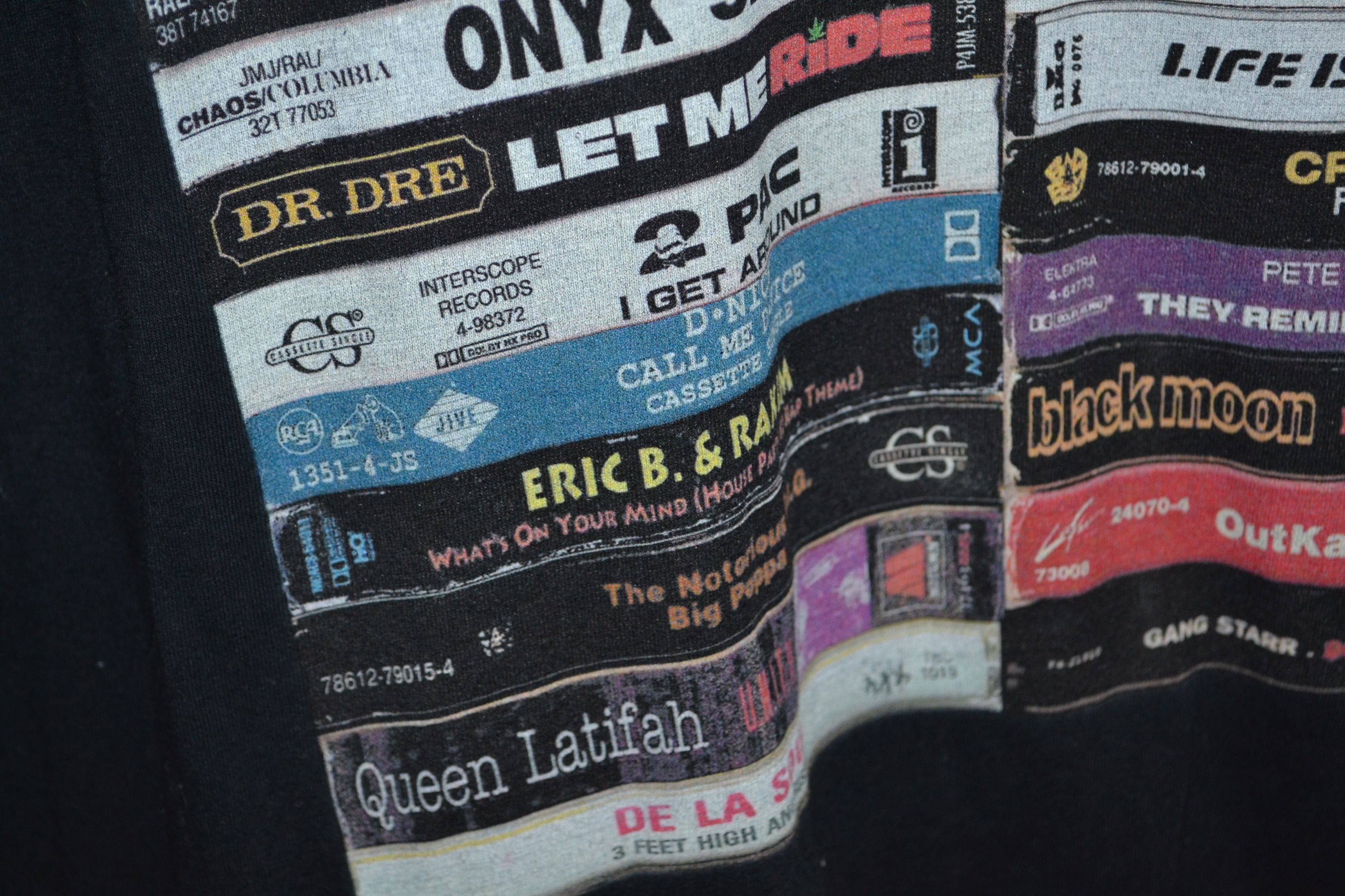 Band Tees 90's West Coast Hip Hop Tape Shirt Mens XL Black Size US XL / EU 56 / 4 - 8 Thumbnail