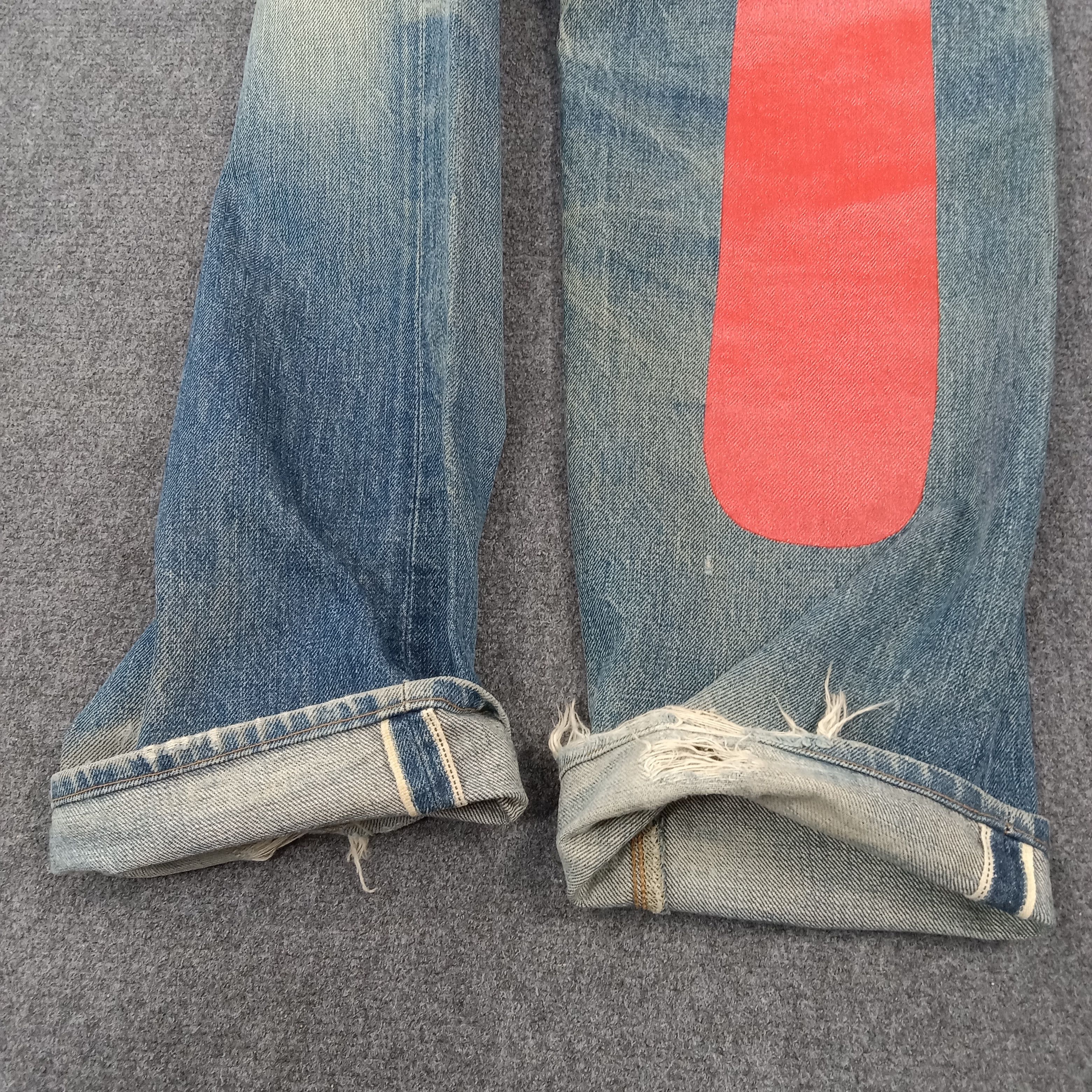 Japanese Brand × Vintage Evis Japanese Brand Daicock Custom Art Jeans Size US 26 / EU 42 - 5 Thumbnail