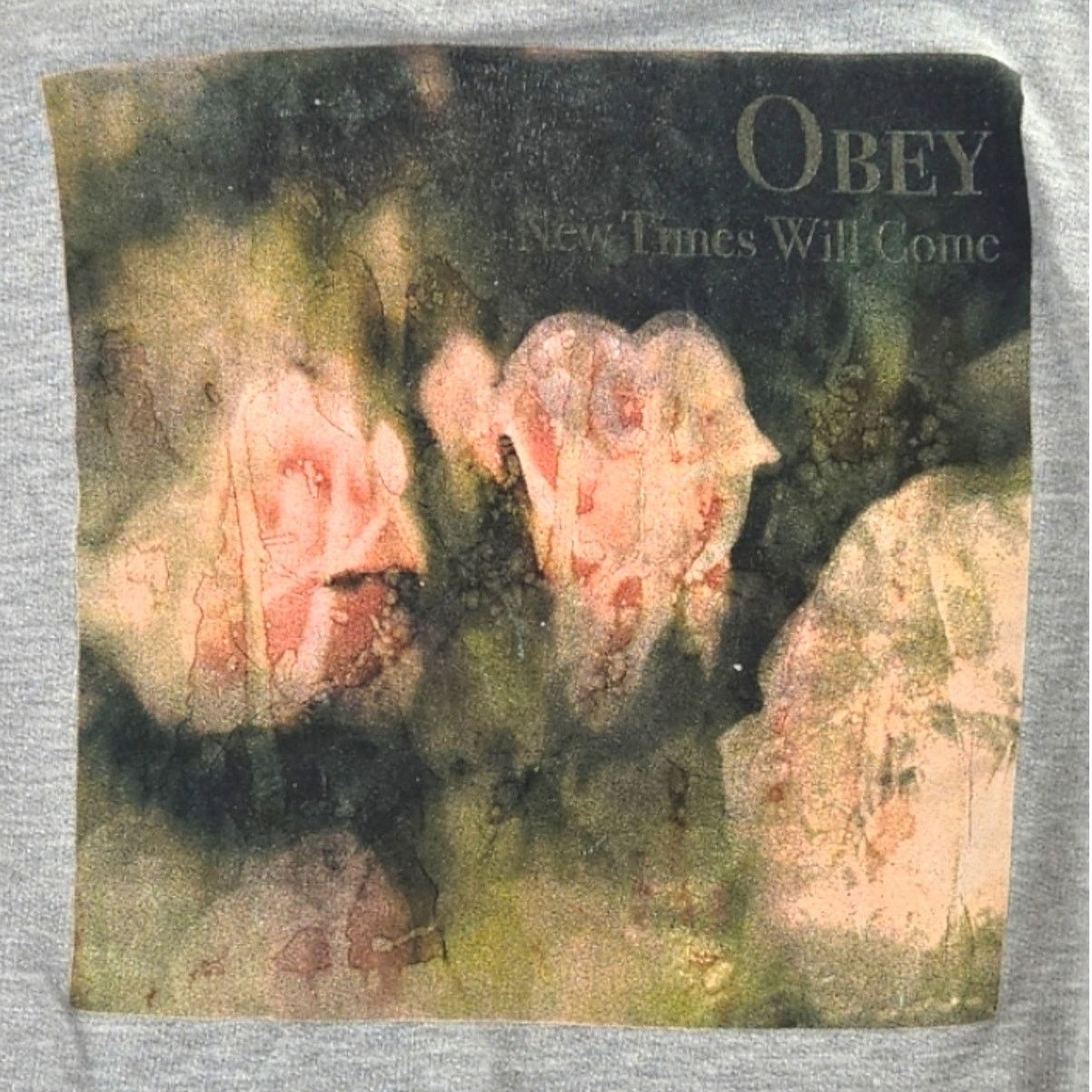 Obey Obey | New Times Will Come-Watercolor Effect-Sweatshirt| Med Size US M / EU 48-50 / 2 - 3 Thumbnail