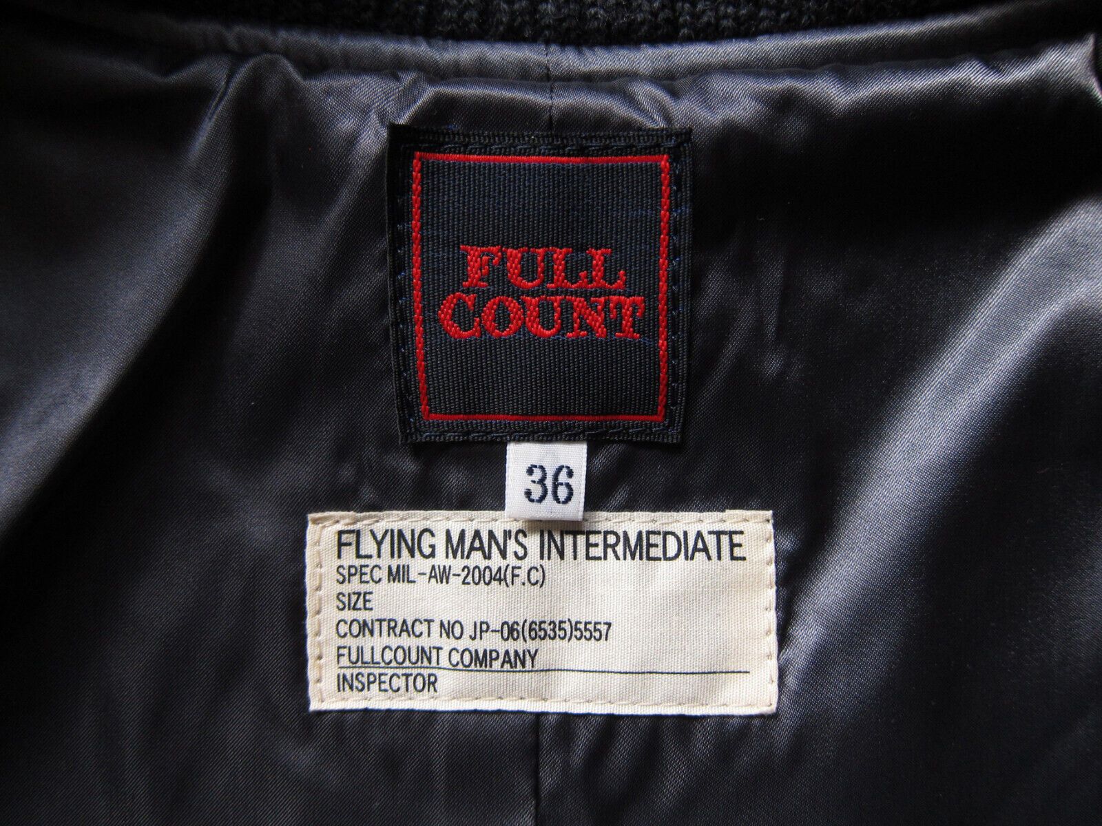 Full Count & Co. FULLCOUNT Flying Man's Intermediate Wool jacket (36) Size US S / EU 44-46 / 1 - 4 Thumbnail