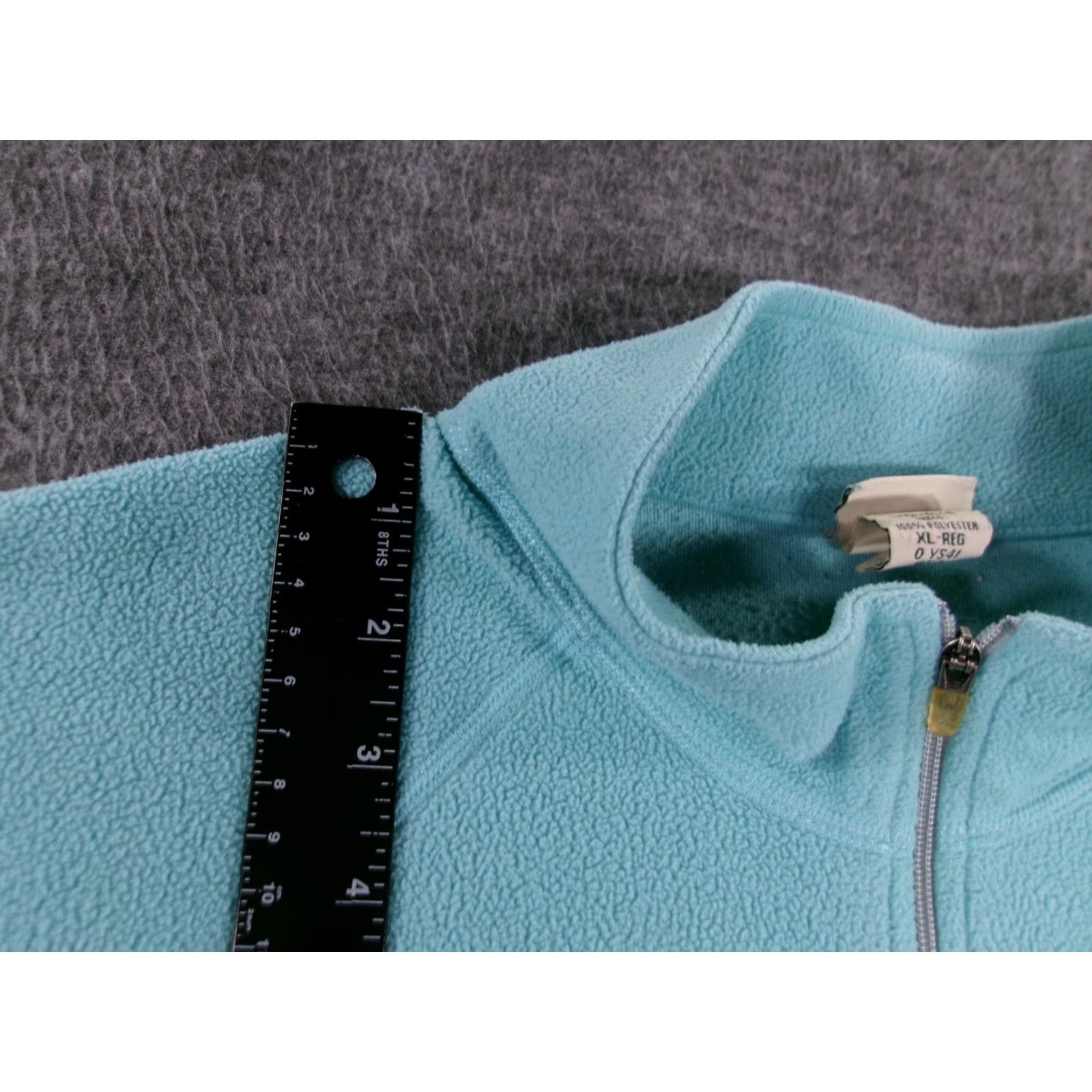 Vintage VINTAGE LL Bean Jacket Women XL Teal Blue Fleece 1/4 Zip Casual Workwear Outdoor Hiking 80s 90s Mens Womens Size XL / US 12-14 / IT 48-50 - 4 Thumbnail