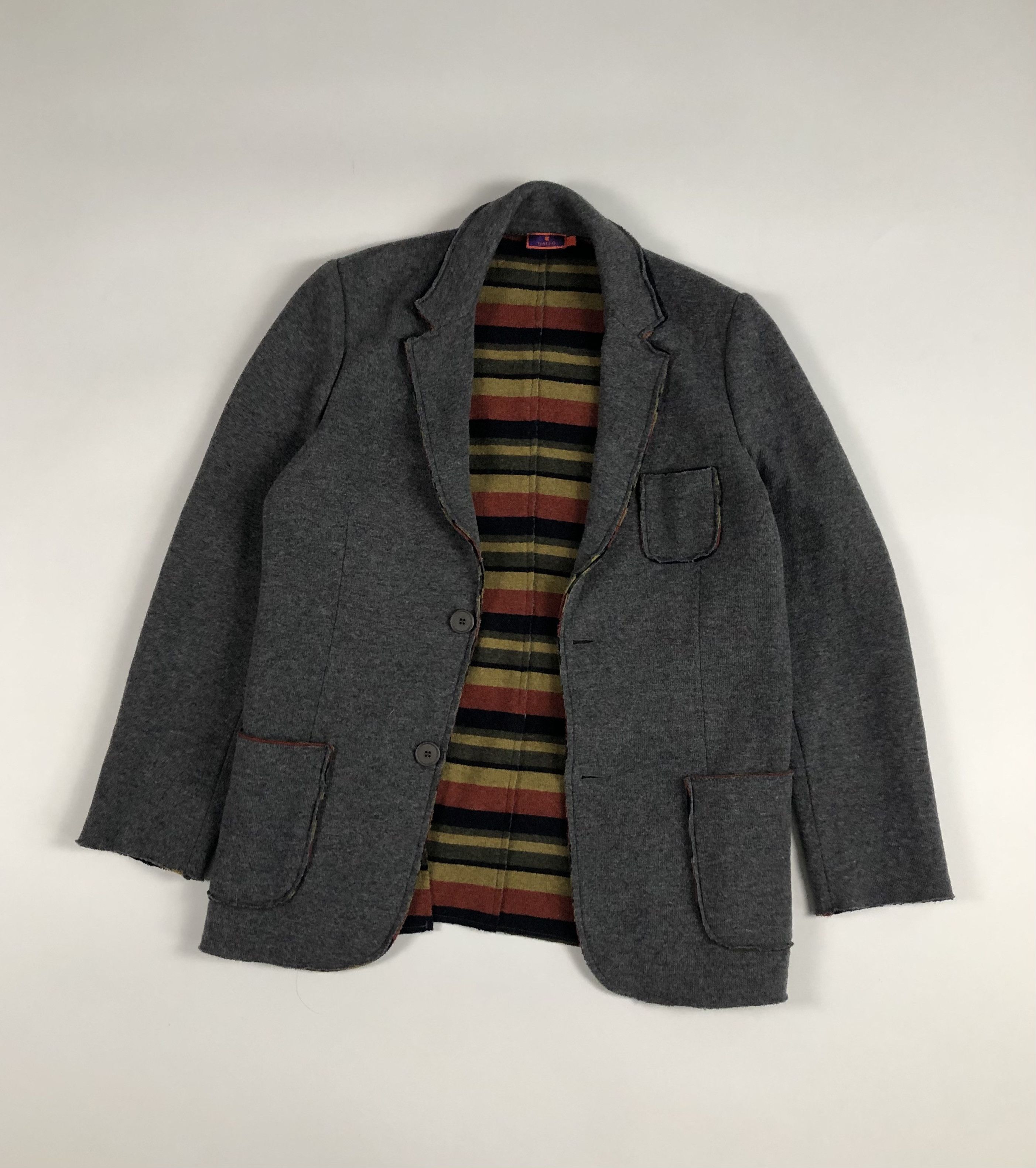 Other Gallo Wool-Blend Unfinished Edges Blazer Size 52R - 1 Thumbnail